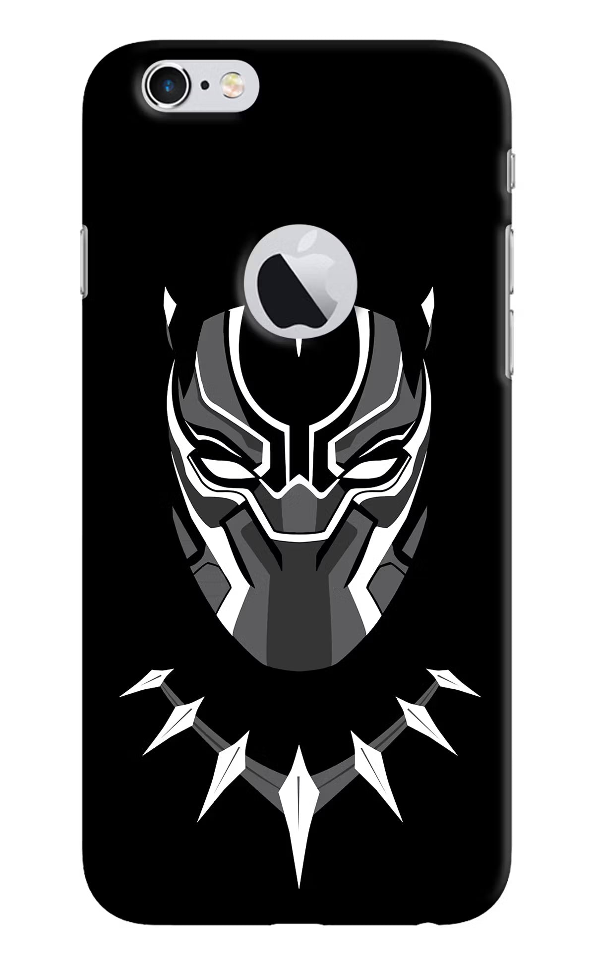 Black Panther iPhone 6 Logocut Hard Case Back Cover by Casekaro