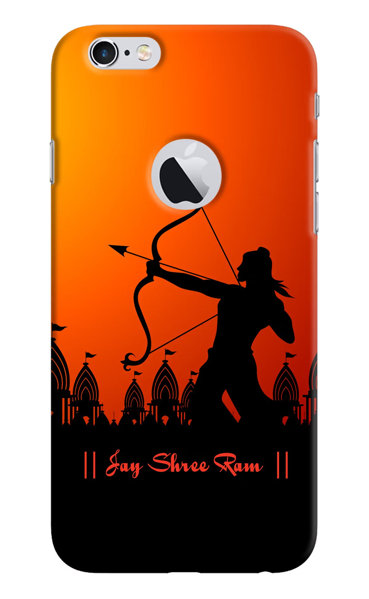 Lord Ram - 4 iPhone 6 Logocut Hard Case Back Cover by Casekaro