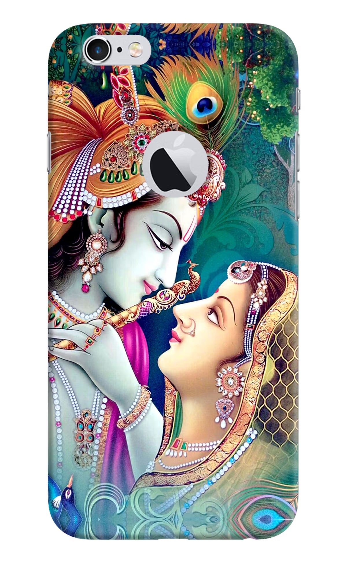 Lord Radha Krishna iPhone 6 Logocut Hard Case Back Cover by Casekaro