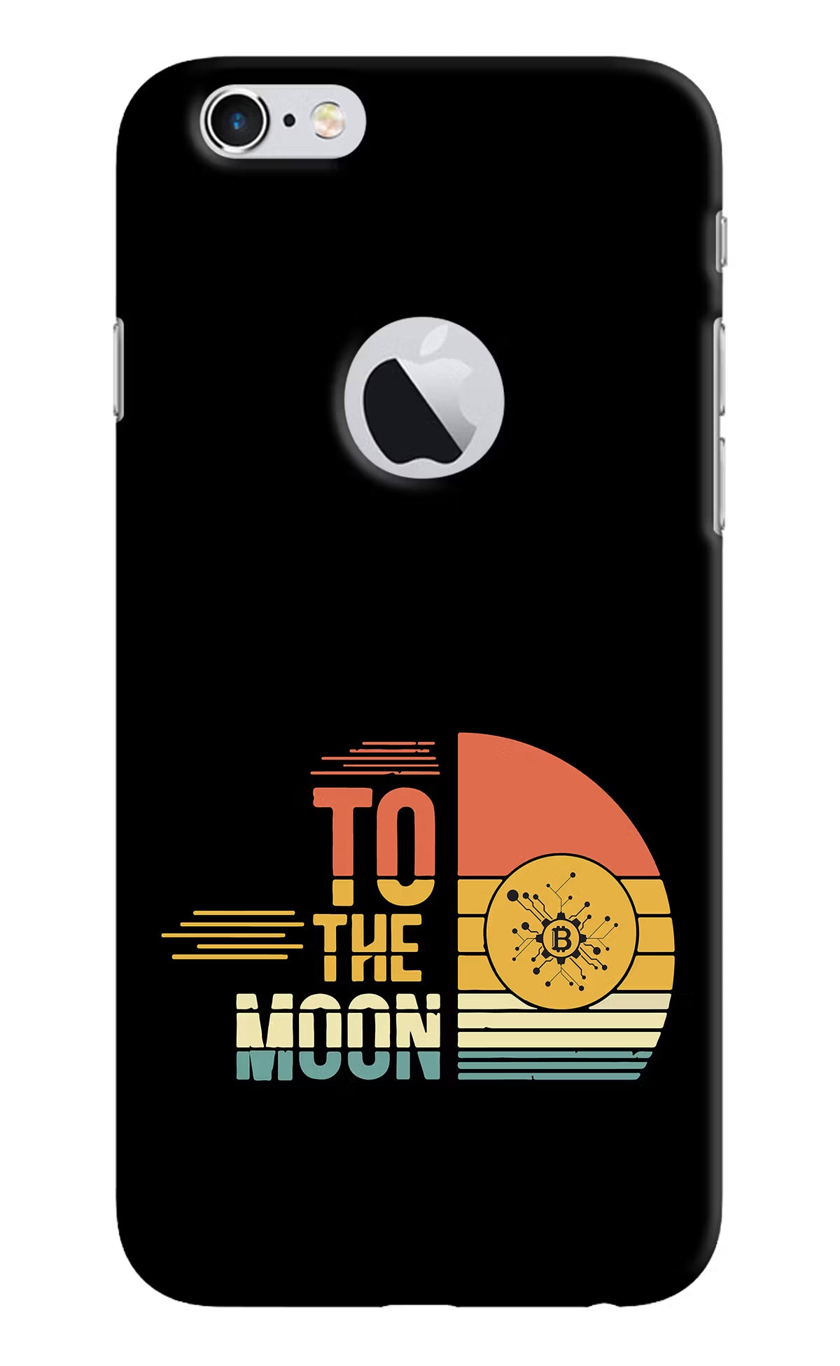To the Moon iPhone 6 Logocut Back Cover - To the Moon iPhone 6 Logocut Hard Case Back Cover by Casekaro To the Moon iPhone 6 Logocut Hard Case Back Cover by Casekaro