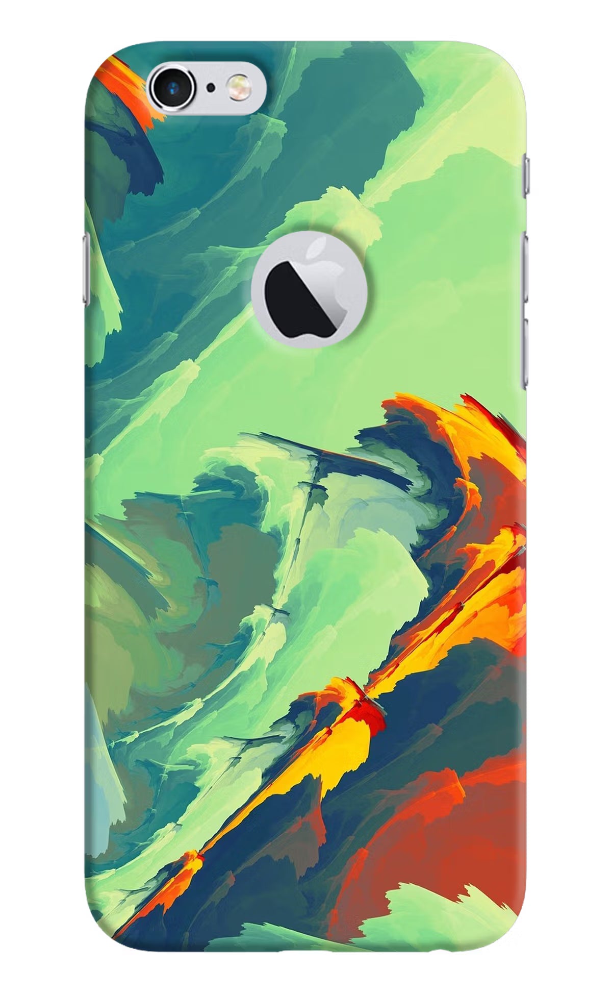 Paint Art iPhone 6 Logocut Back Cover - Paint Art iPhone 6 Logocut Hard Case Back Cover by Casekaro Paint Art iPhone 6 Logocut Hard Case Back Cover by Casekaro