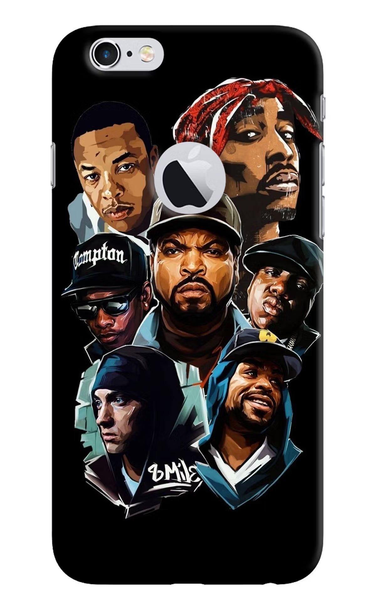 Rappers iPhone 6 Logocut Back Cover - Rappers iPhone 6 Logocut Hard Case Back Cover by Casekaro Rappers iPhone 6 Logocut Hard Case Back Cover by Casekaro