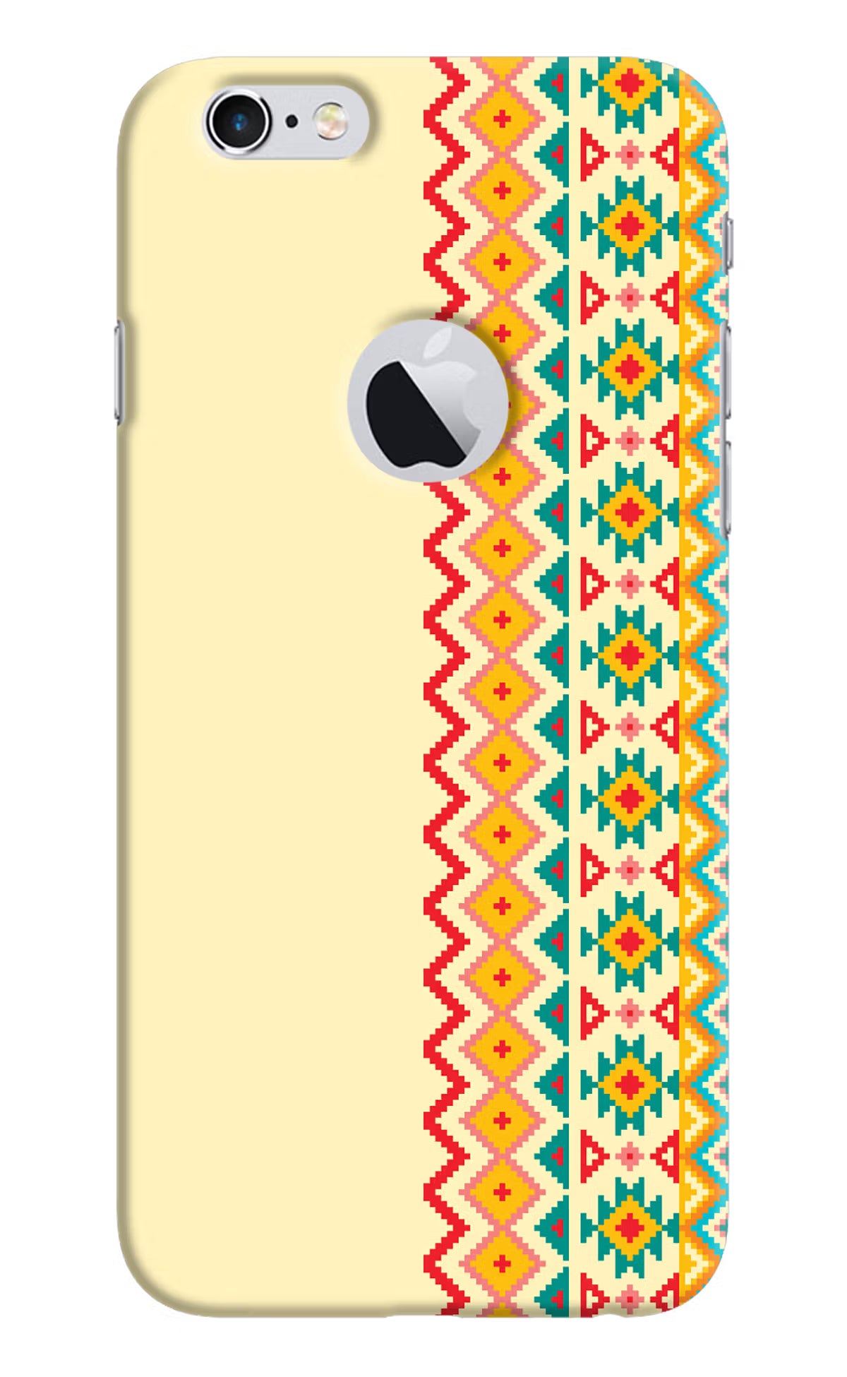 Ethnic Seamless iPhone 6 Logocut Back Cover - Ethnic Seamless iPhone 6 Logocut Hard Case Back Cover by Casekaro Ethnic Seamless iPhone 6 Logocut Hard Case Back Cover by Casekaro