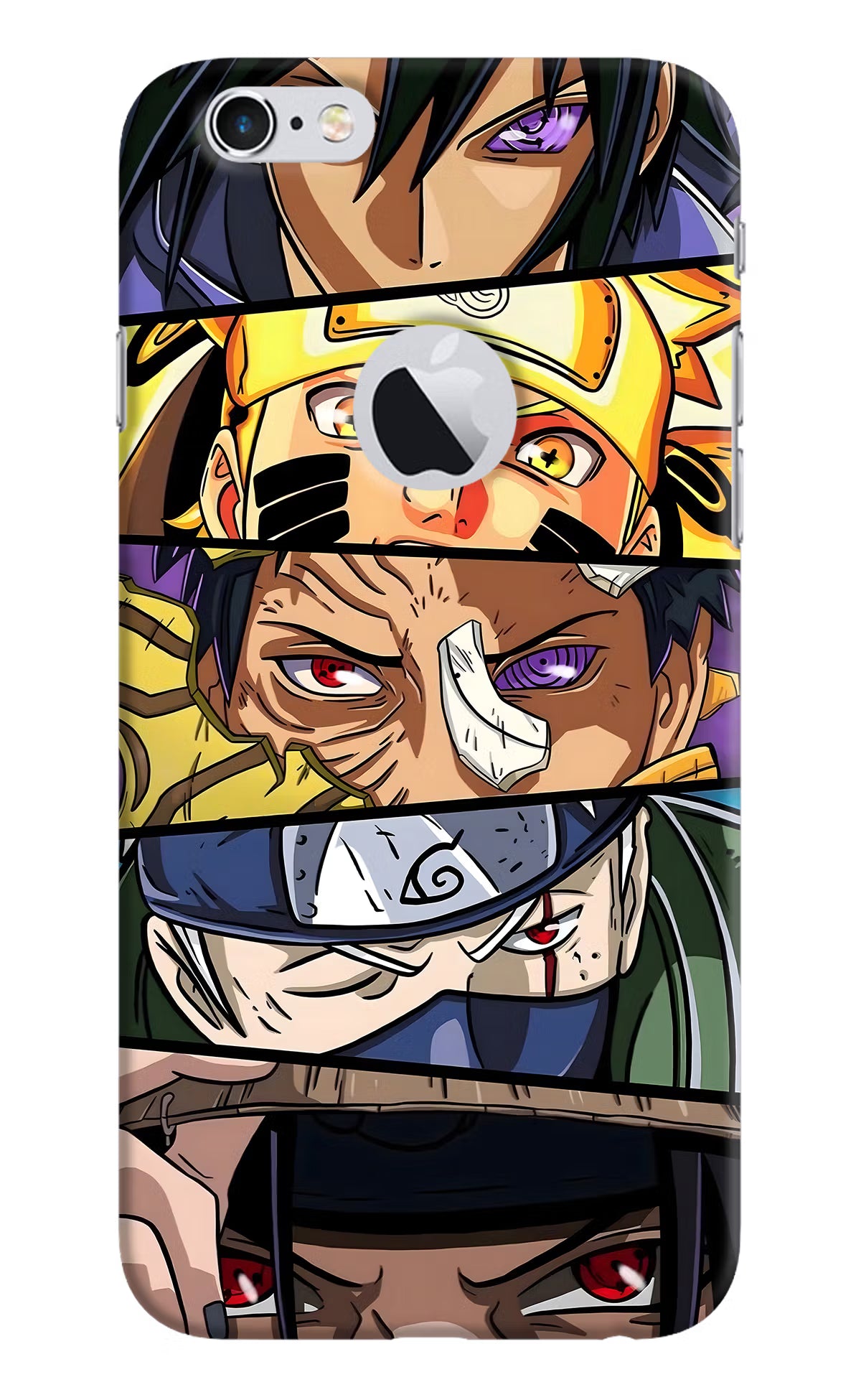 Naruto Character iPhone 6 Logocut Back Cover - Naruto Character iPhone 6 Logocut Hard Case Back Cover by Casekaro Naruto Character iPhone 6 Logocut Hard Case Back Cover by Casekaro
