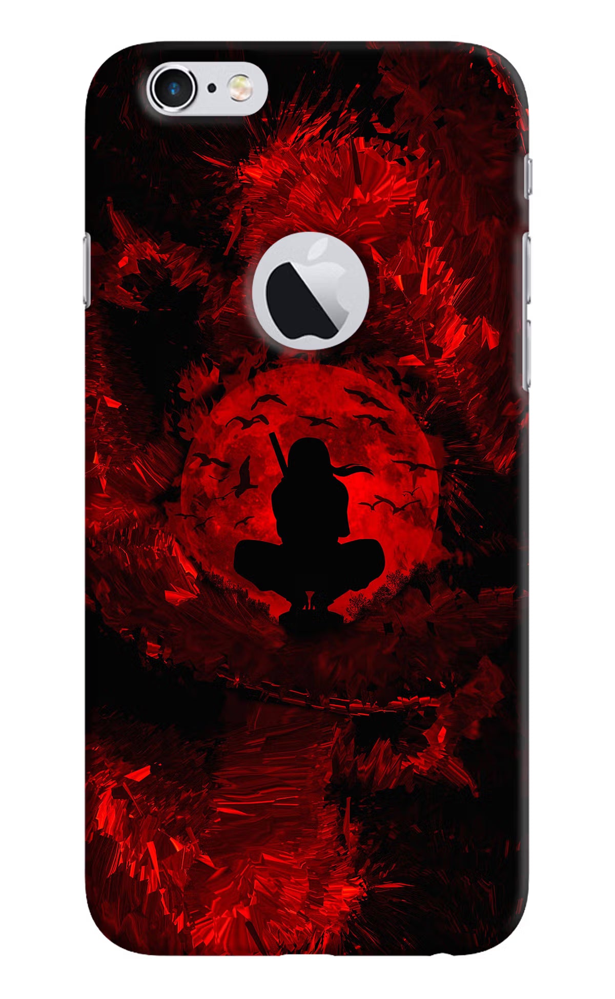 Itachi Uchiha iPhone 6 Logocut Back Cover - Itachi Uchiha iPhone 6 Logocut Hard Case Back Cover by Casekaro Itachi Uchiha iPhone 6 Logocut Hard Case Back Cover by Casekaro