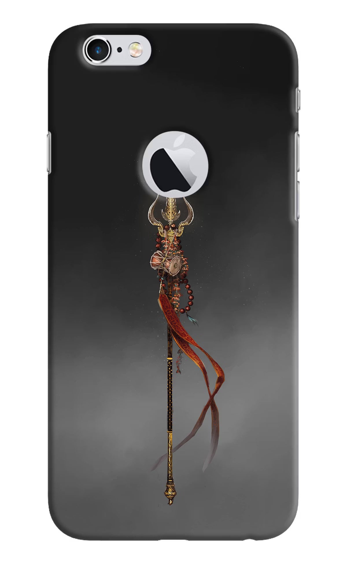 Shiv Trishul iPhone 6 Logocut Back Cover - Shiv Trishul iPhone 6 Logocut Hard Case Back Cover by Casekaro Shiv Trishul iPhone 6 Logocut Hard Case Back Cover by Casekaro