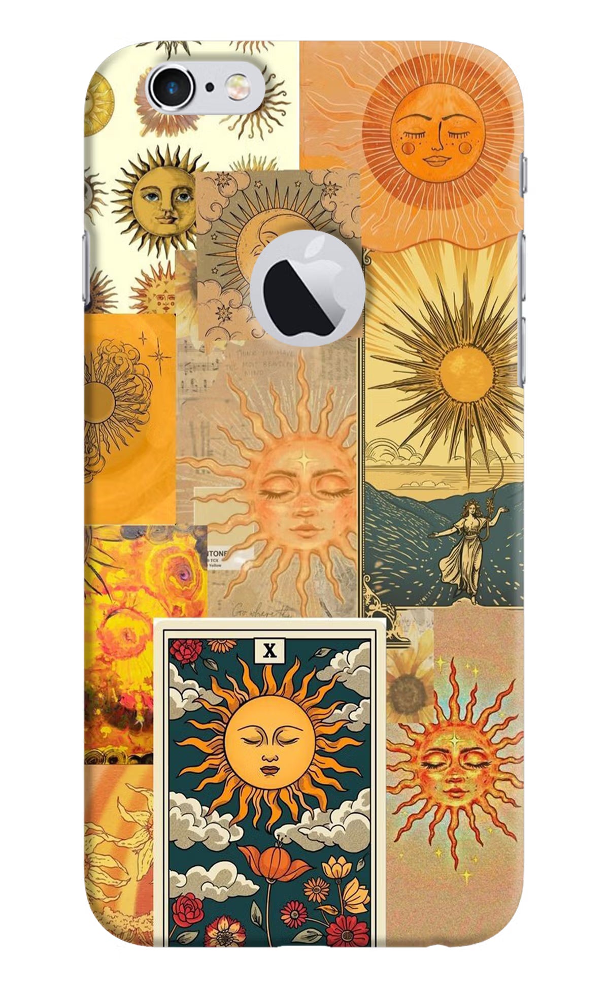 Sun iPhone 6 Logocut Back Cover - Sun iPhone 6 Logocut Hard Case Back Cover by Casekaro Sun iPhone 6 Logocut Hard Case Back Cover by Casekaro