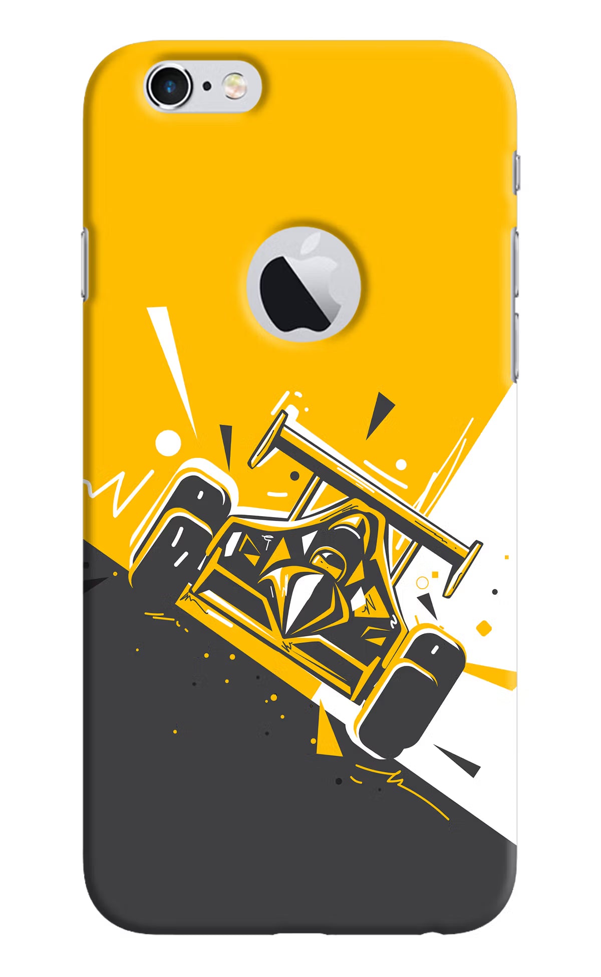 Track King iPhone 6 Logocut Back Cover - Track King iPhone 6 Logocut Hard Case Back Cover by Casekaro Track King iPhone 6 Logocut Hard Case Back Cover by Casekaro