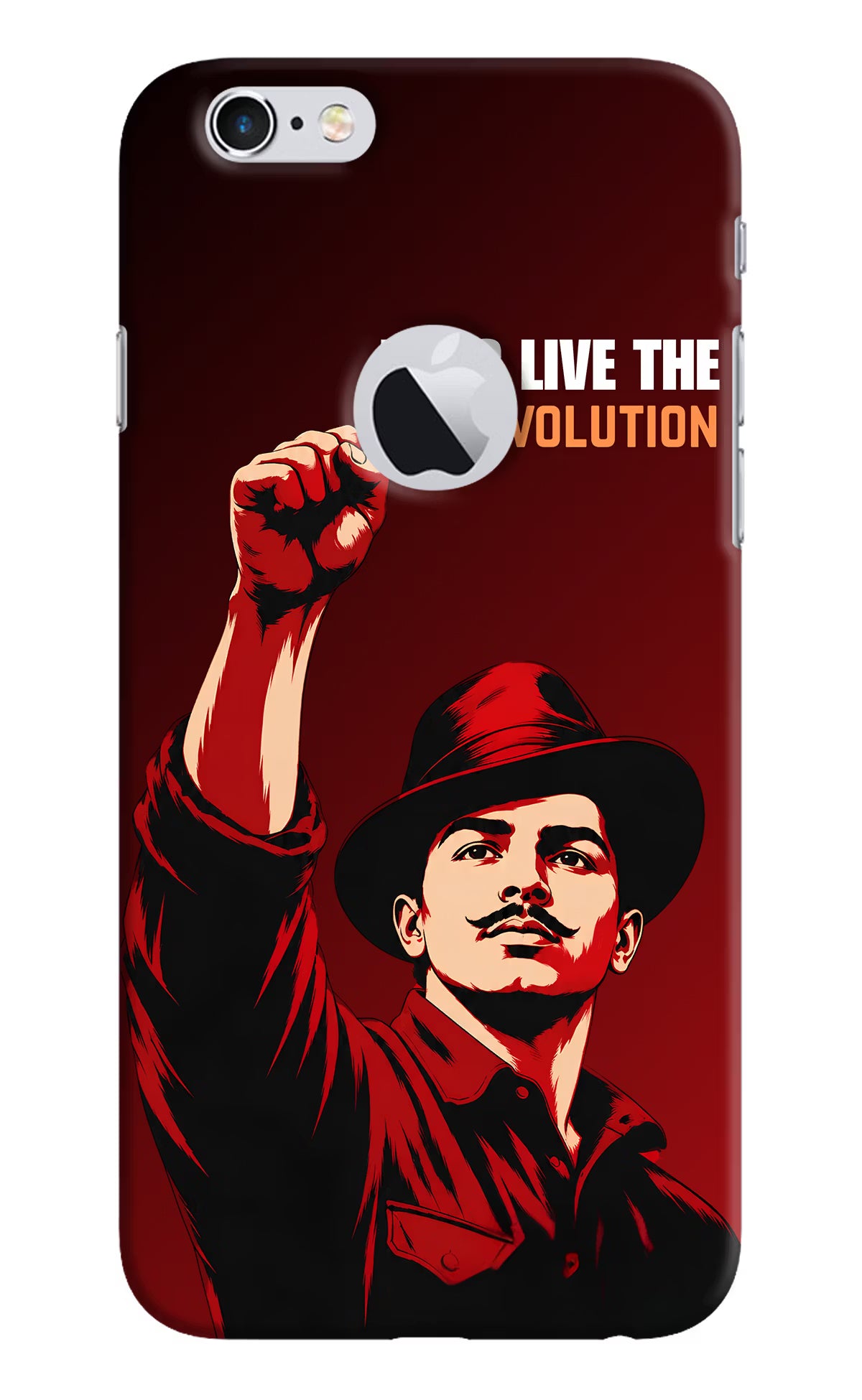 Bhagat Singh Revolution iPhone 6 Logocut Back Cover - Bhagat Singh Revolution iPhone 6 Logocut Back Cover Bhagat Singh Revolution iPhone 6 Logocut Back Cover