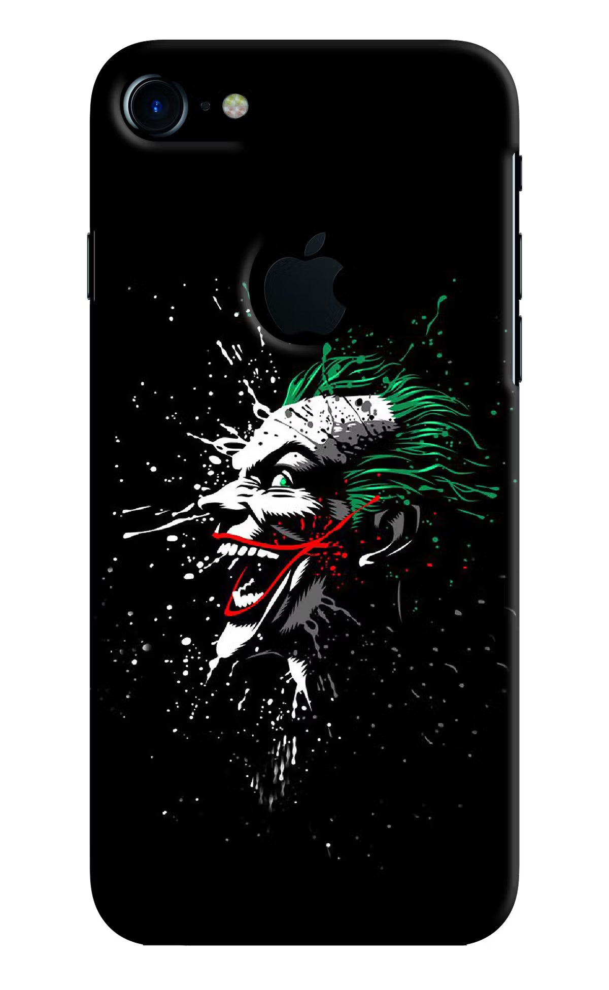Joker iPhone 7 Logocut Back Cover - Joker iPhone 7 Logocut Hard Case Back Cover by Casekaro Joker iPhone 7 Logocut Hard Case Back Cover by Casekaro
