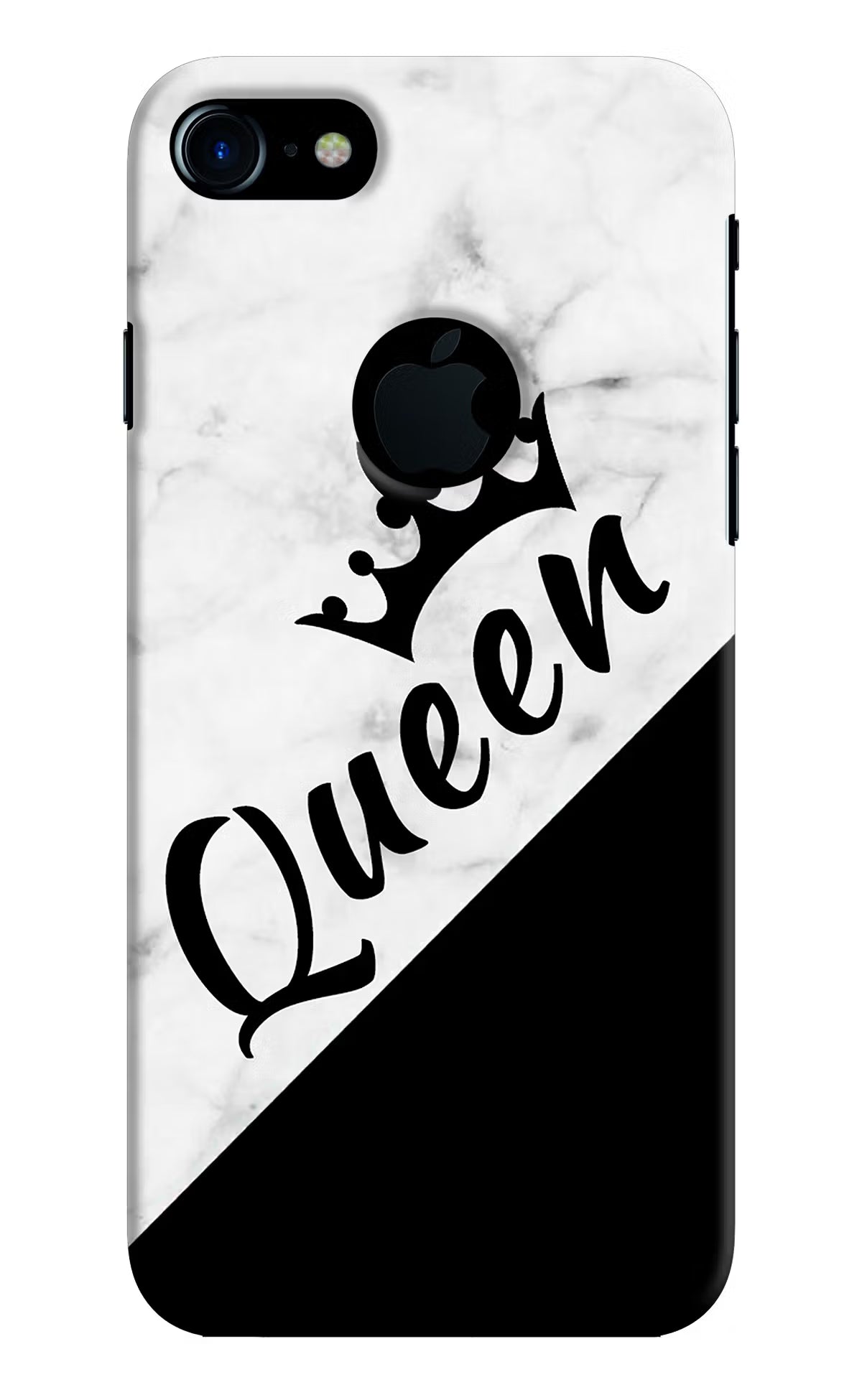 Queen iPhone 7 Logocut Back Cover - Queen iPhone 7 Logocut Hard Case Back Cover by Casekaro Queen iPhone 7 Logocut Hard Case Back Cover by Casekaro