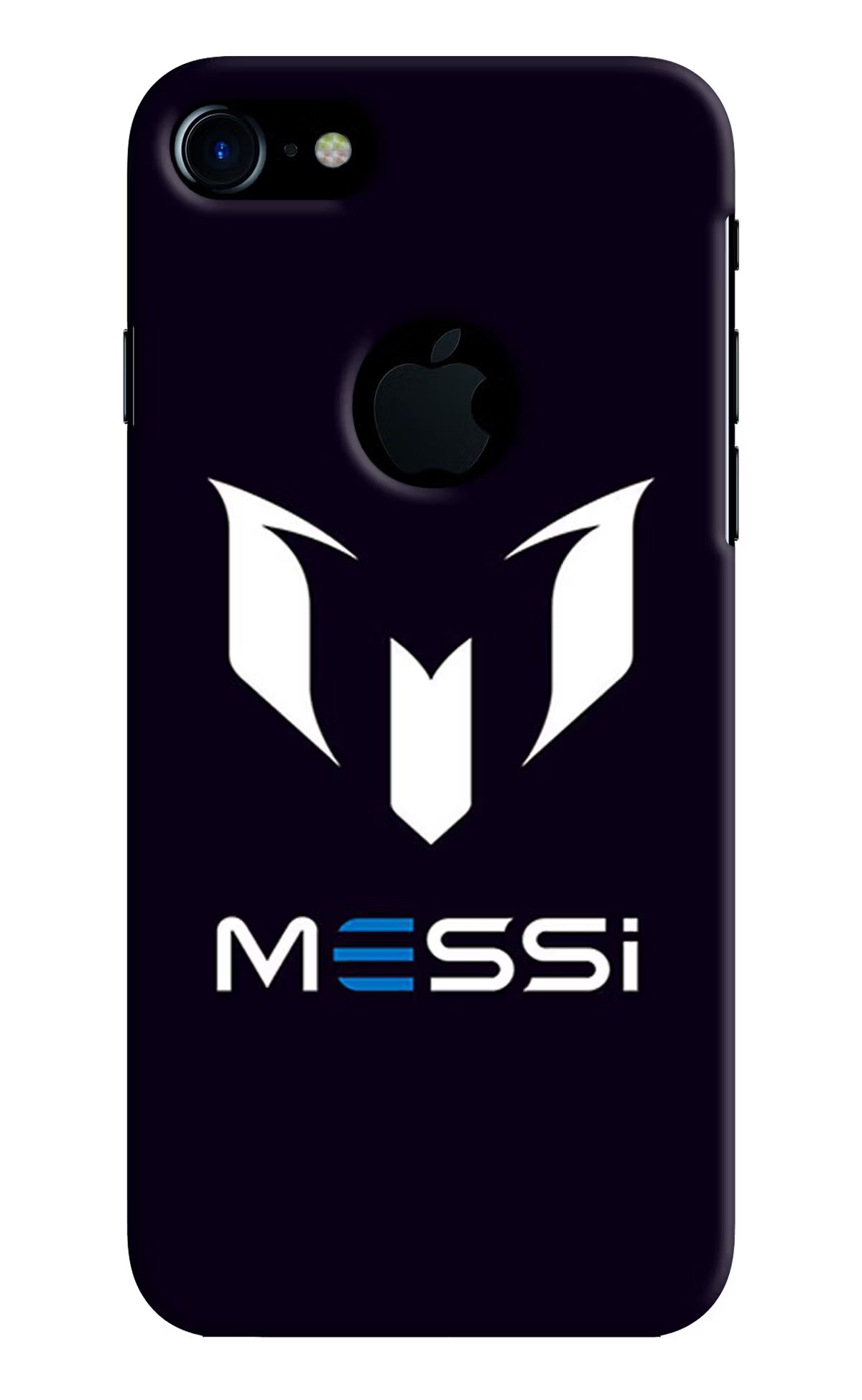 Messi Logo iPhone 7 Logocut Back Cover - Messi Logo iPhone 7 Logocut Hard Case Back Cover by Casekaro Messi Logo iPhone 7 Logocut Hard Case Back Cover by Casekaro