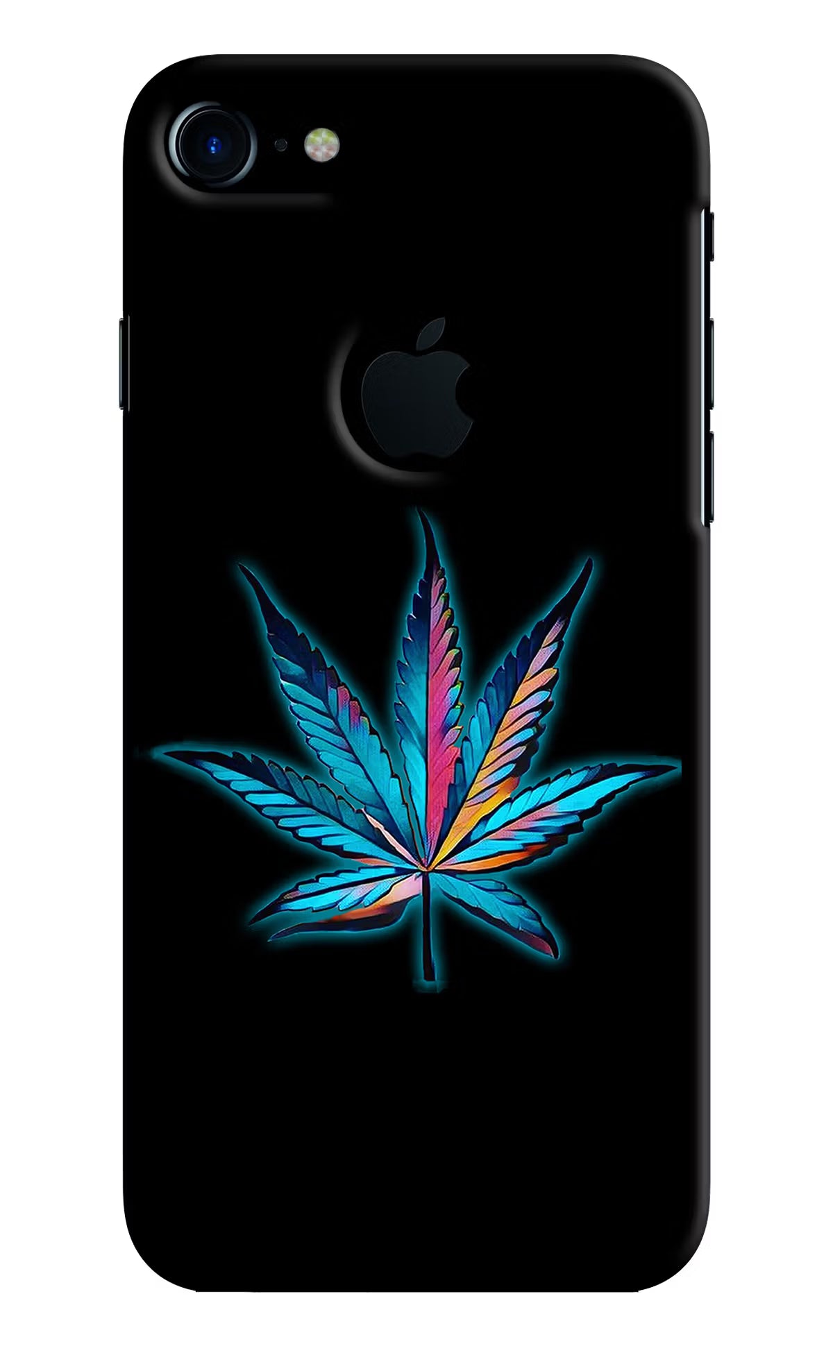 Weed iPhone 7 Logocut Back Cover - Weed iPhone 7 Logocut Hard Case Back Cover by Casekaro Weed iPhone 7 Logocut Hard Case Back Cover by Casekaro