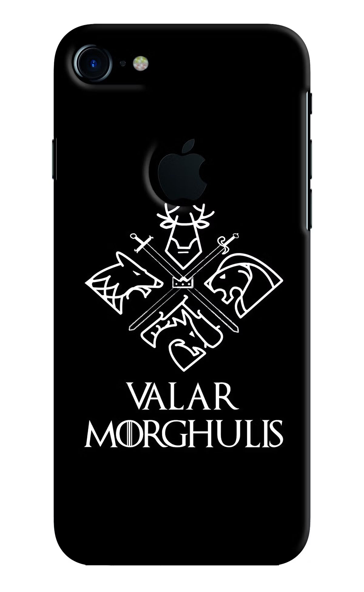 Valar Morghulis | Game Of Thrones iPhone 7 Logocut Back Cover - Valar Morghulis | Game Of Thrones iPhone 7 Logocut Hard Case Back Cover by Casekaro Valar Morghulis | Game Of Thrones iPhone 7 Logocut Hard Case Back Cover by Casekaro