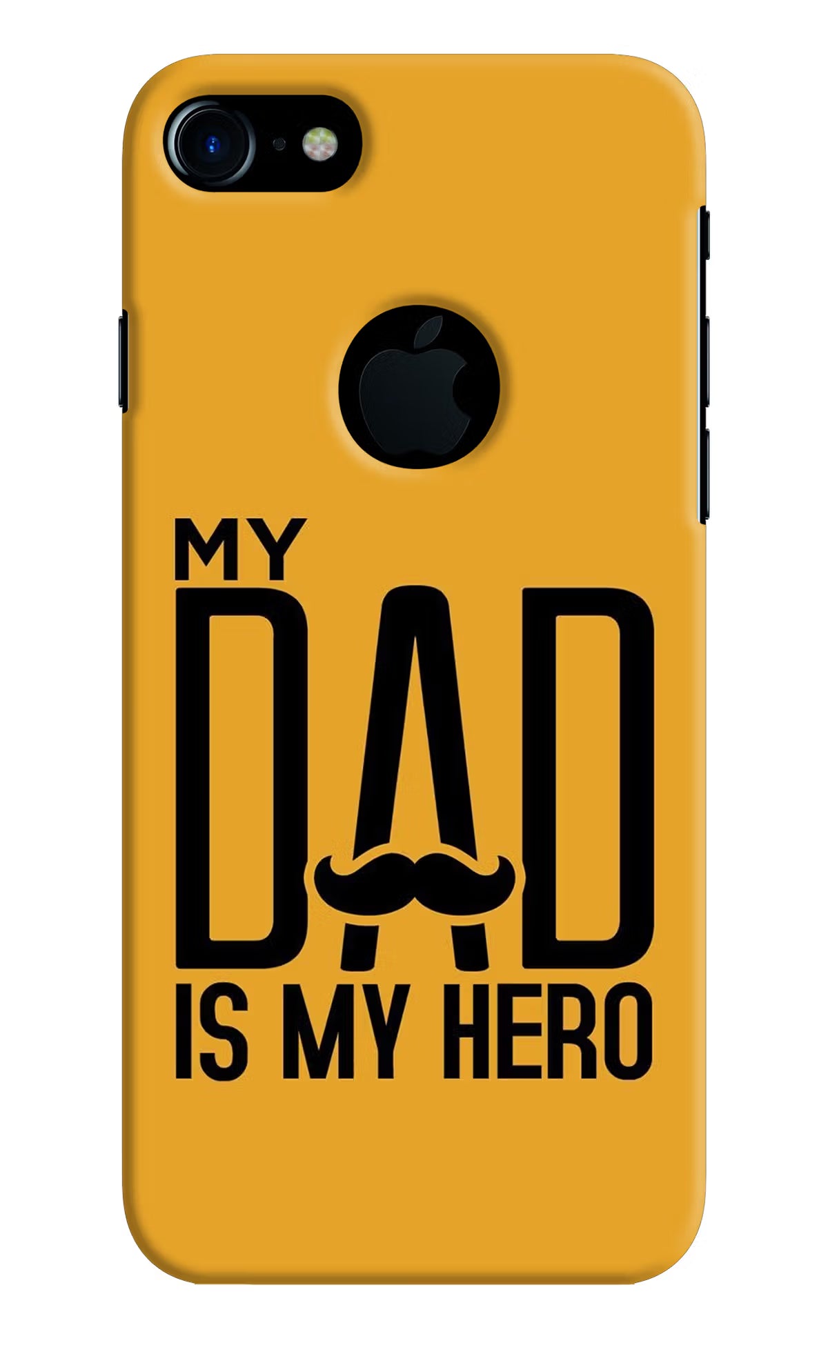 My Dad Is My Hero iPhone 7 Logocut Back Cover - My Dad Is My Hero iPhone 7 Logocut Hard Case Back Cover by Casekaro My Dad Is My Hero iPhone 7 Logocut Hard Case Back Cover by Casekaro