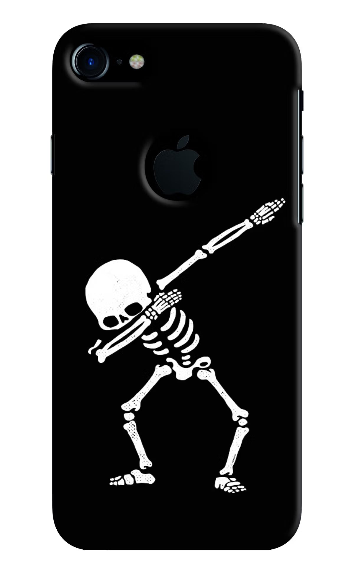 Dabbing Skeleton Art iPhone 7 Logocut Back Cover - Dabbing Skeleton Art iPhone 7 Logocut Hard Case Back Cover by Casekaro Dabbing Skeleton Art iPhone 7 Logocut Hard Case Back Cover by Casekaro