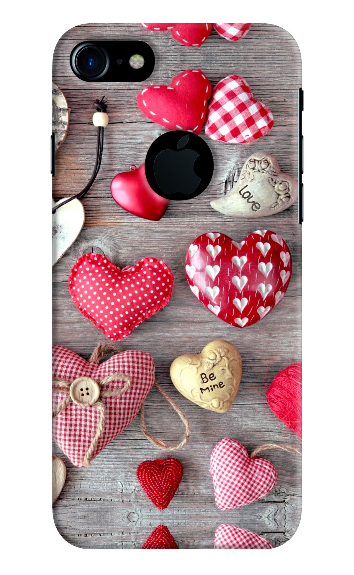 Love Wallpaper iPhone 7 Logocut Back Cover - Love Wallpaper iPhone 7 Logocut Hard Case Back Cover by Casekaro Love Wallpaper iPhone 7 Logocut Hard Case Back Cover by Casekaro