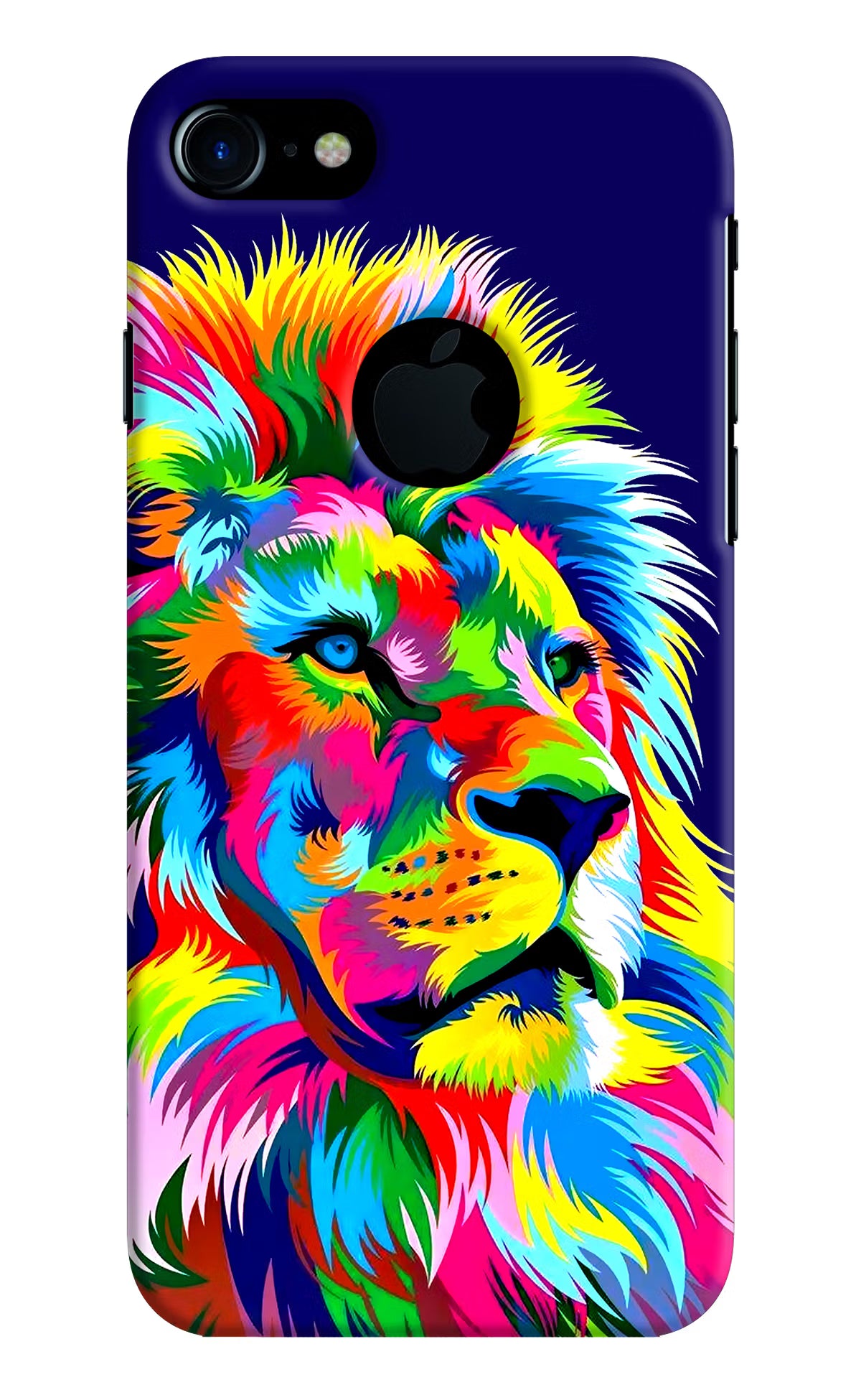 Vector Art Lion iPhone 7 Logocut Back Cover - Vector Art Lion iPhone 7 Logocut Hard Case Back Cover by Casekaro Vector Art Lion iPhone 7 Logocut Hard Case Back Cover by Casekaro