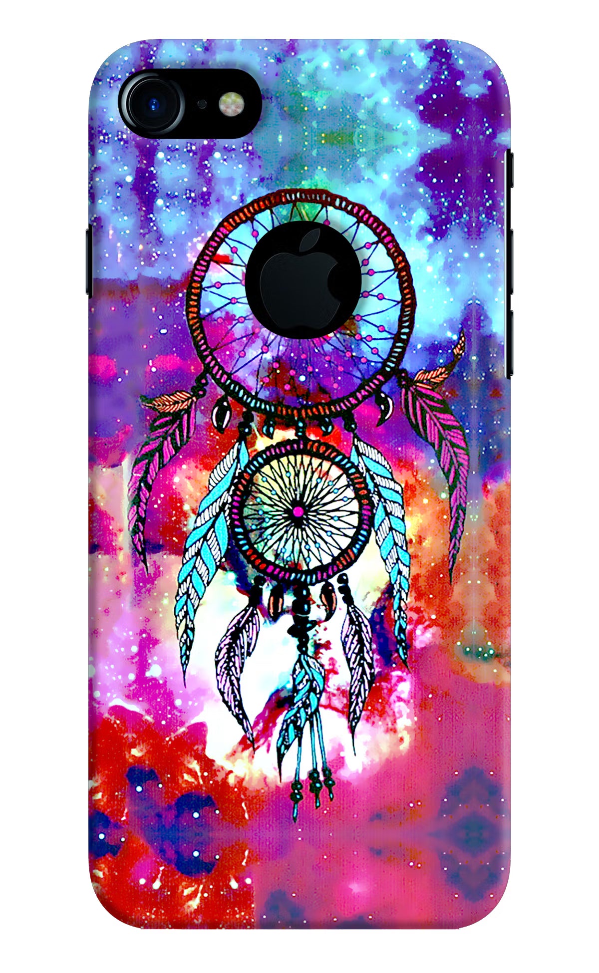 Dream Catcher Abstract iPhone 7 Logocut Back Cover - Dream Catcher Abstract iPhone 7 Logocut Hard Case Back Cover by Casekaro Dream Catcher Abstract iPhone 7 Logocut Hard Case Back Cover by Casekaro