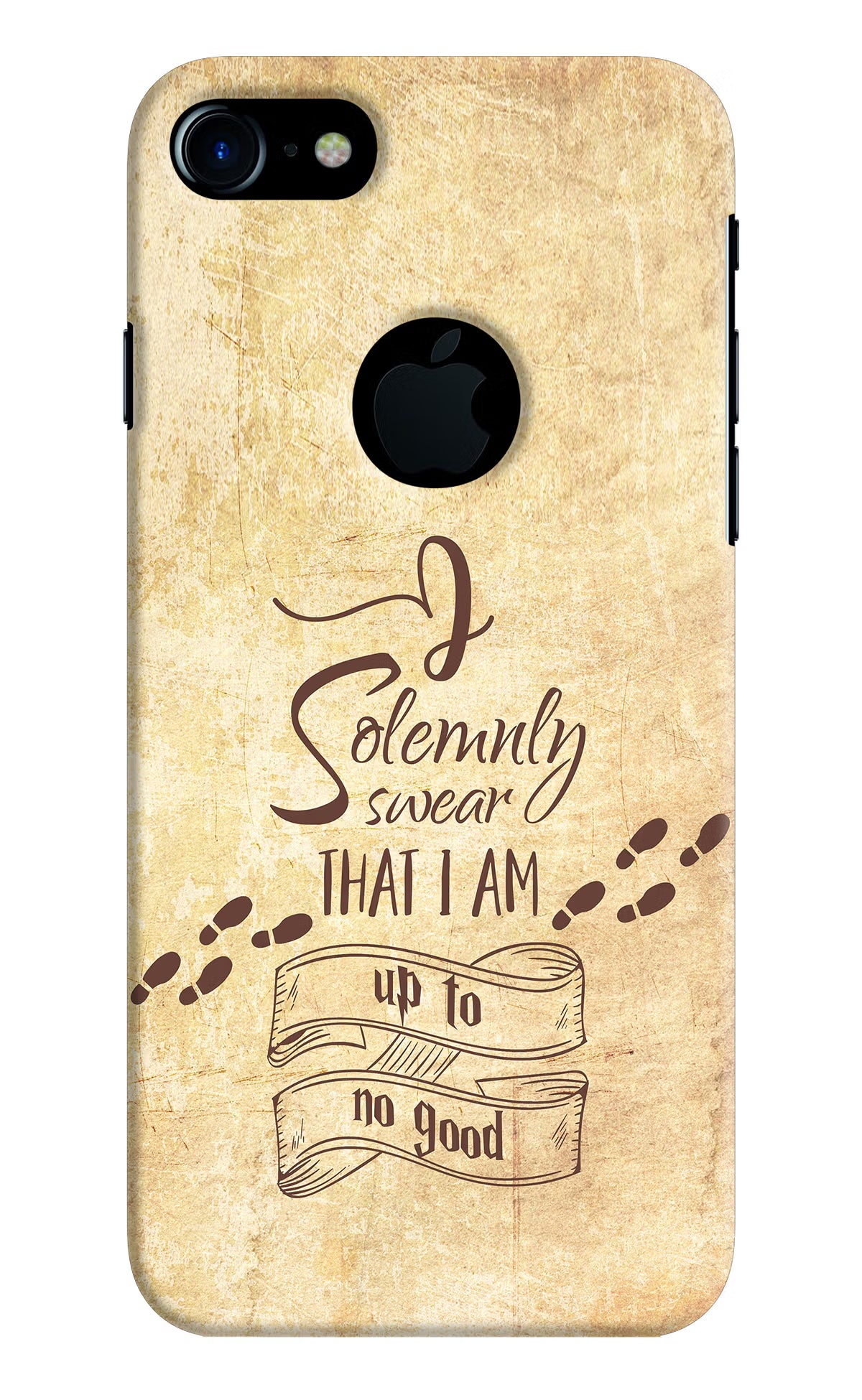 I Solemnly swear that i up to no good iPhone 7 Logocut Back Cover - I Solemnly swear that i up to no good iPhone 7 Logocut Hard Case Back Cover by Casekaro I Solemnly swear that i up to no good iPhone 7 Logocut Hard Case Back Cover by Casekaro
