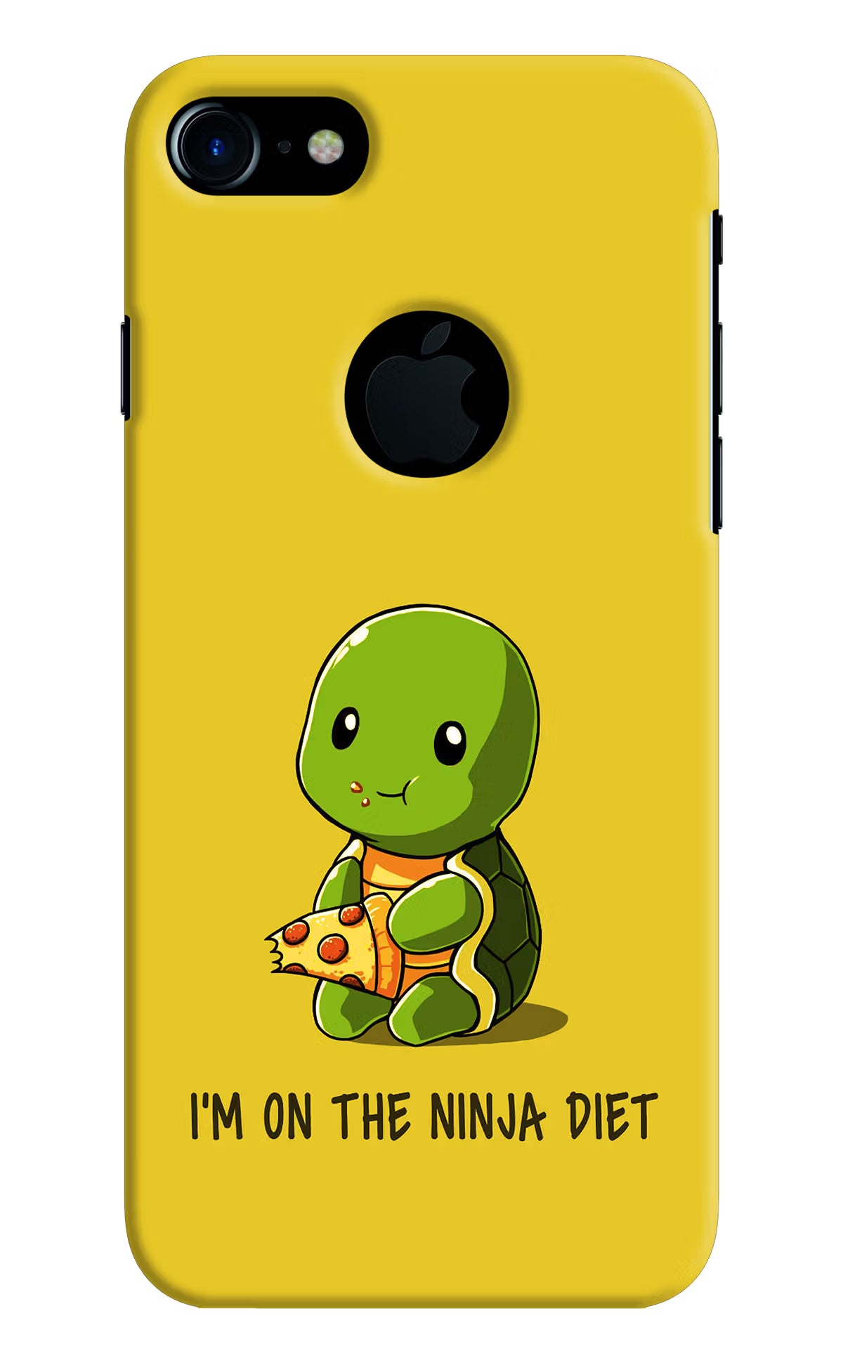 I'm on Ninja Diet iPhone 7 Logocut Back Cover - I'm on Ninja Diet iPhone 7 Logocut Hard Case Back Cover by Casekaro I'm on Ninja Diet iPhone 7 Logocut Hard Case Back Cover by Casekaro