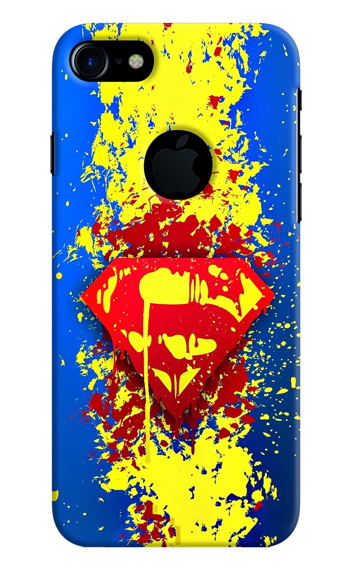 Superman logo iPhone 7 Logocut Back Cover - Superman logo iPhone 7 Logocut Hard Case Back Cover by Casekaro Superman logo iPhone 7 Logocut Hard Case Back Cover by Casekaro