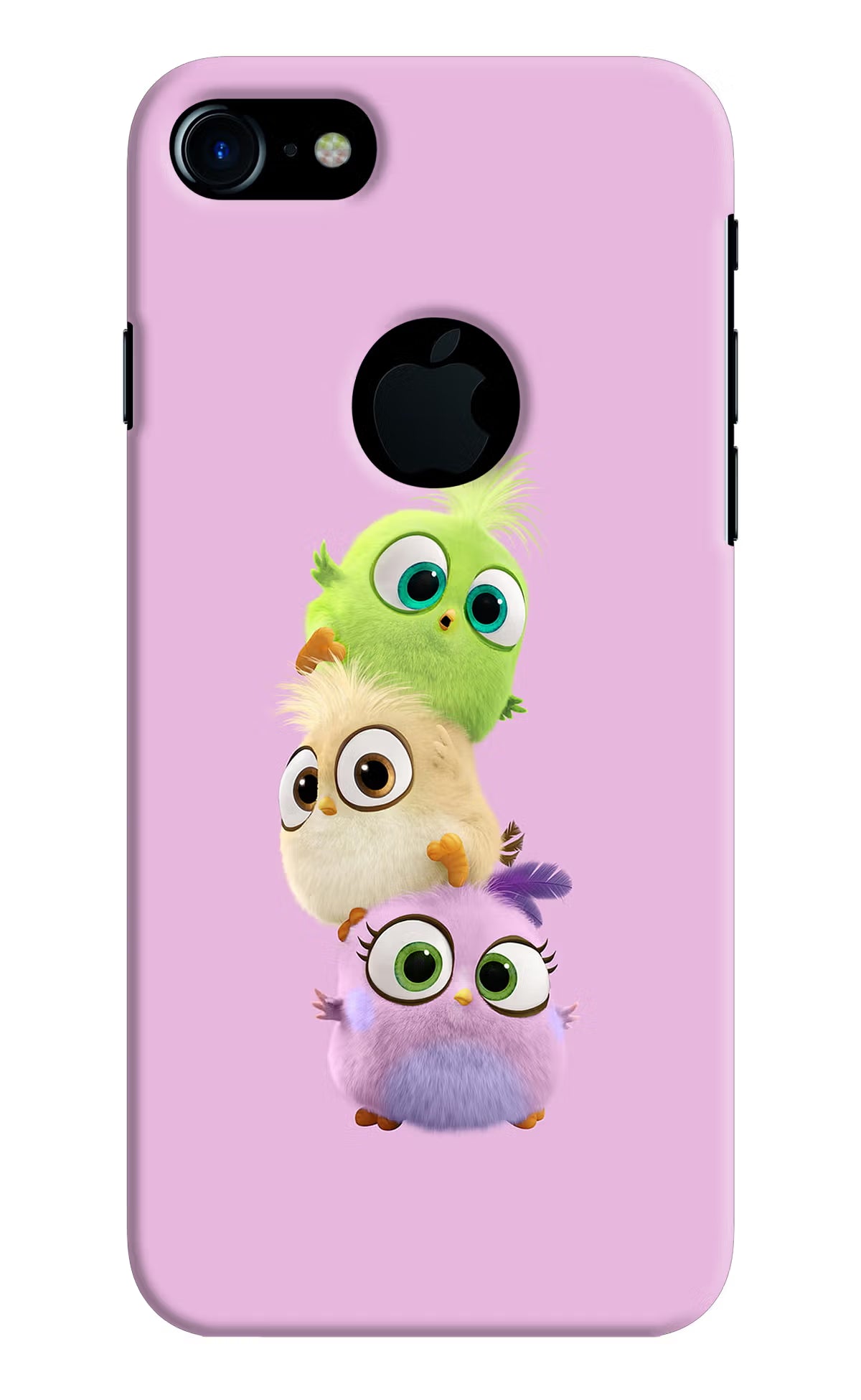 Cute Little Birds iPhone 7 Logocut Back Cover - Cute Little Birds iPhone 7 Logocut Hard Case Back Cover by Casekaro Cute Little Birds iPhone 7 Logocut Hard Case Back Cover by Casekaro