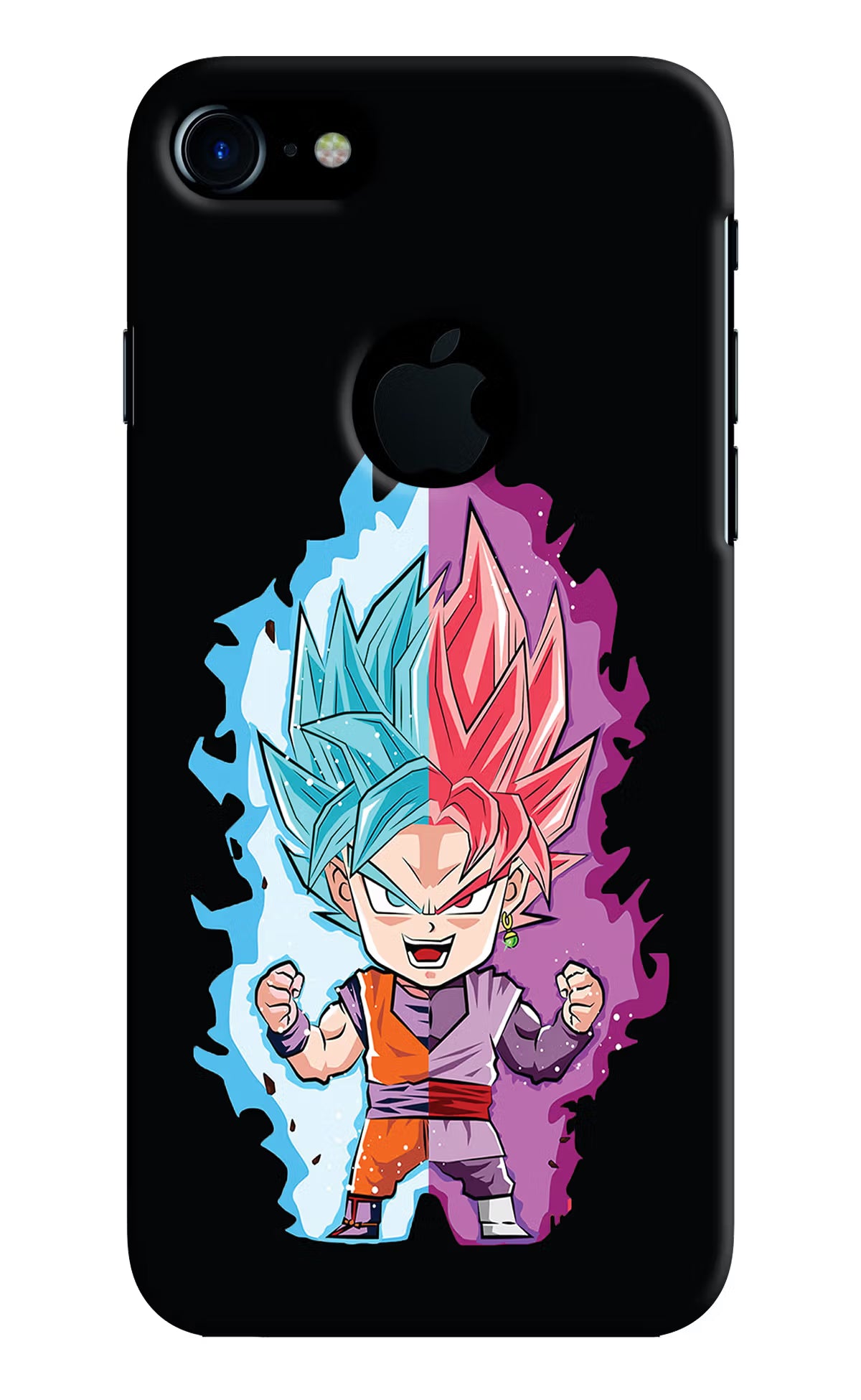 Chota Goku iPhone 7 Logocut Back Cover - Chota Goku iPhone 7 Logocut Hard Case Back Cover by Casekaro Chota Goku iPhone 7 Logocut Hard Case Back Cover by Casekaro