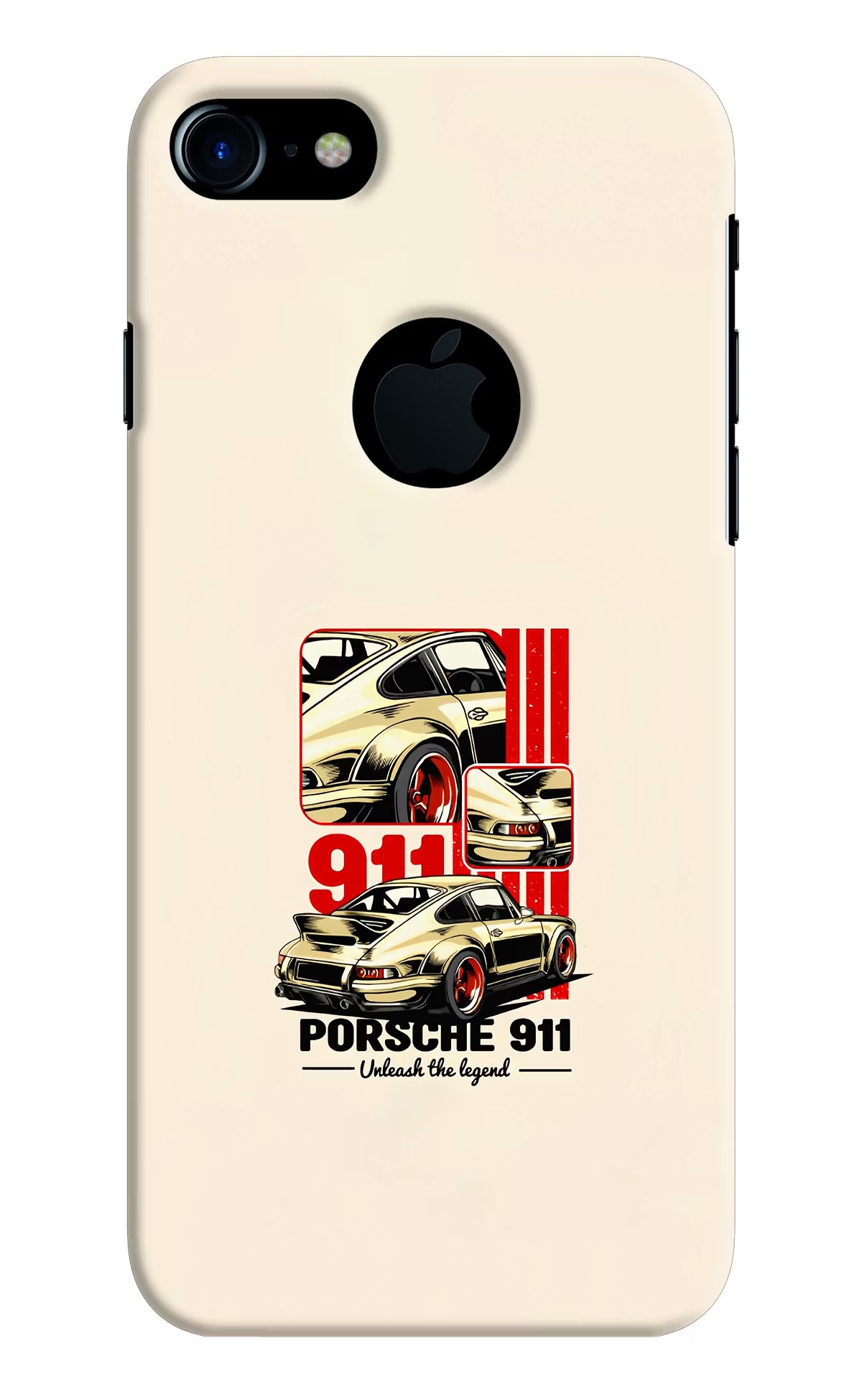 Classic Porsche 911 iPhone 7 Logocut Back Cover - Classic Porsche 911 iPhone 7 Logocut Hard Case Back Cover by Casekaro Classic Porsche 911 iPhone 7 Logocut Hard Case Back Cover by Casekaro