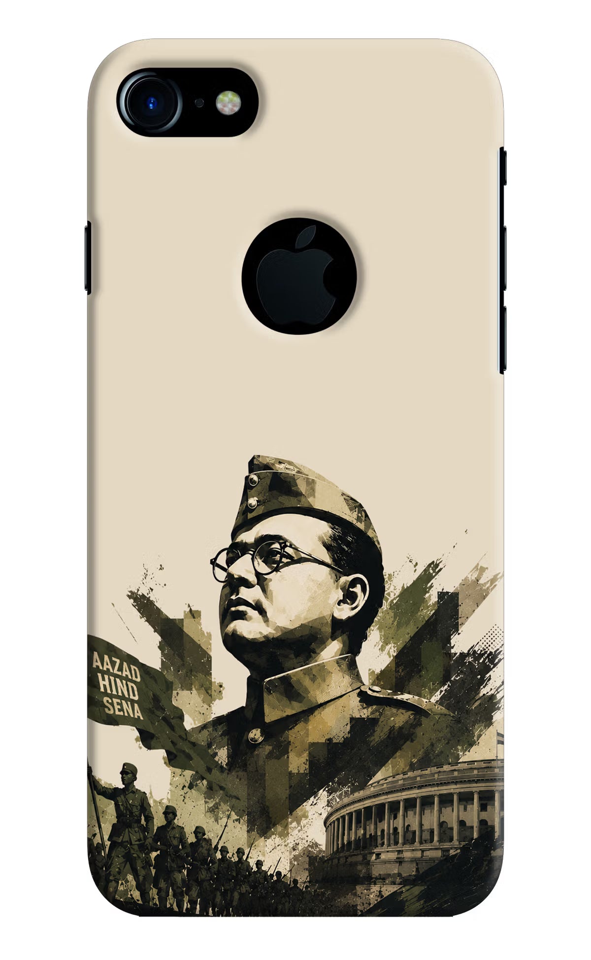 Netaji Rising iPhone 7 Logocut Back Cover - Netaji Rising iPhone 7 Logocut Back Cover Netaji Rising iPhone 7 Logocut Back Cover
