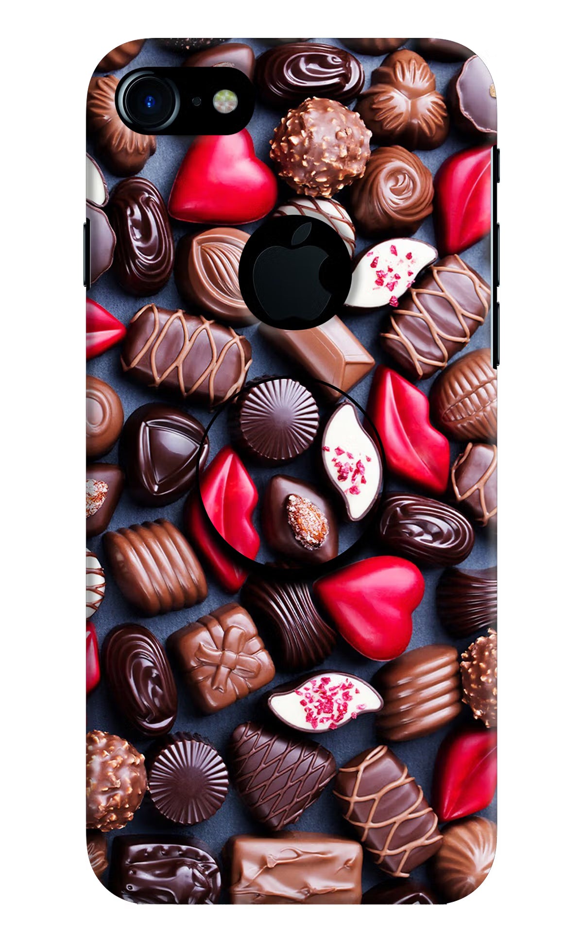 Chocolates iPhone 7 Logocut Pop Case - Chocolates iPhone 7 Logocut Pop Case by Casekaro Chocolates iPhone 7 Logocut Pop Case by Casekaro
