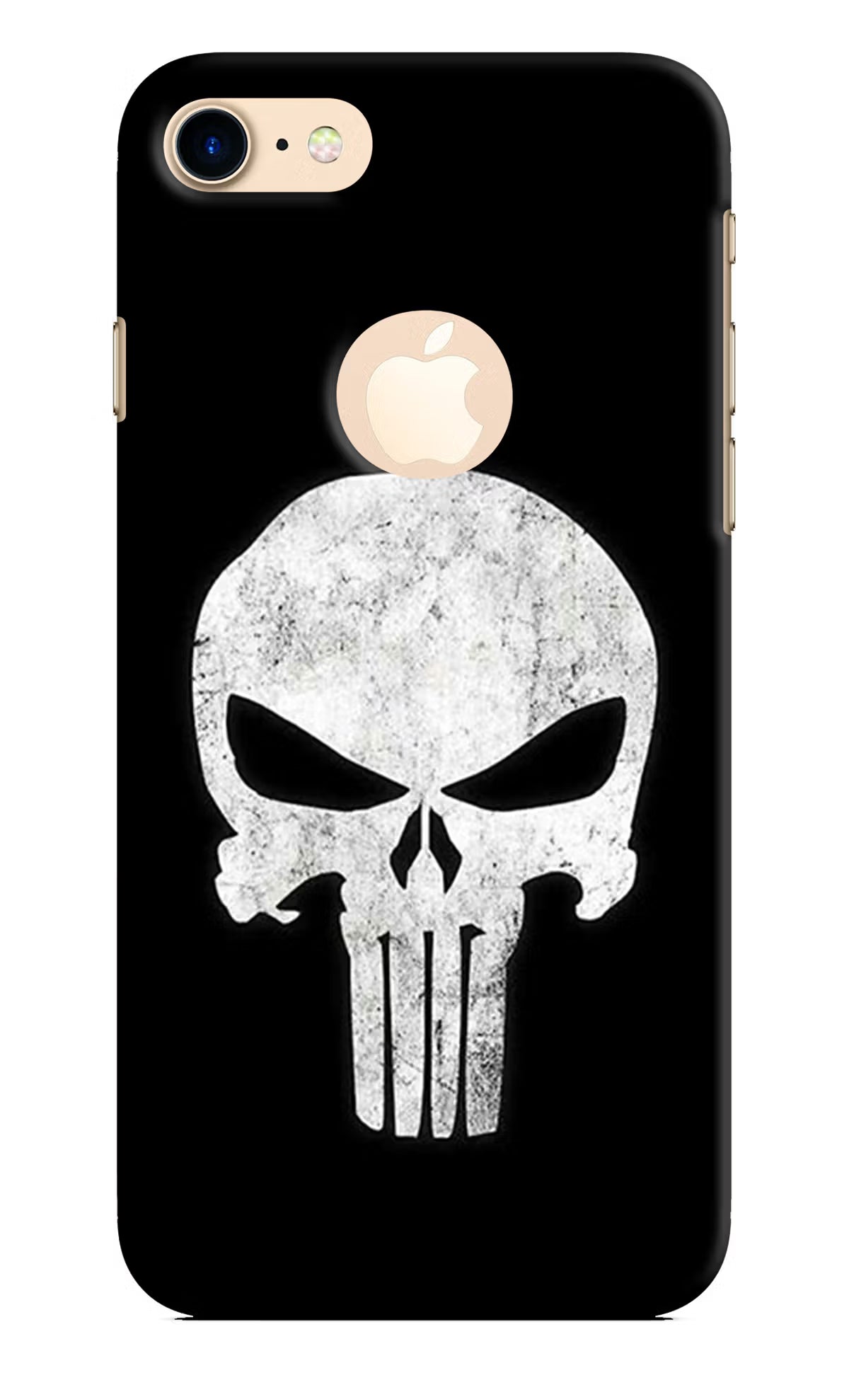 Punisher Skull iPhone 8 Logocut Back Cover - Punisher Skull iPhone 8 Logocut Hard Case Back Cover by Casekaro Punisher Skull iPhone 8 Logocut Hard Case Back Cover by Casekaro