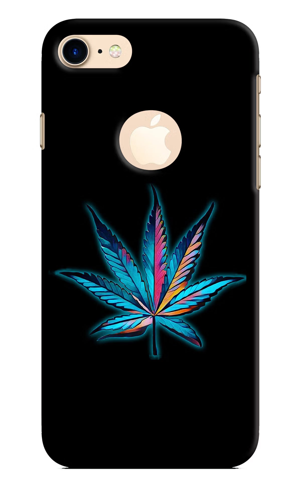 Weed iPhone 8 Logocut Back Cover - Weed iPhone 8 Logocut Hard Case Back Cover by Casekaro Weed iPhone 8 Logocut Hard Case Back Cover by Casekaro