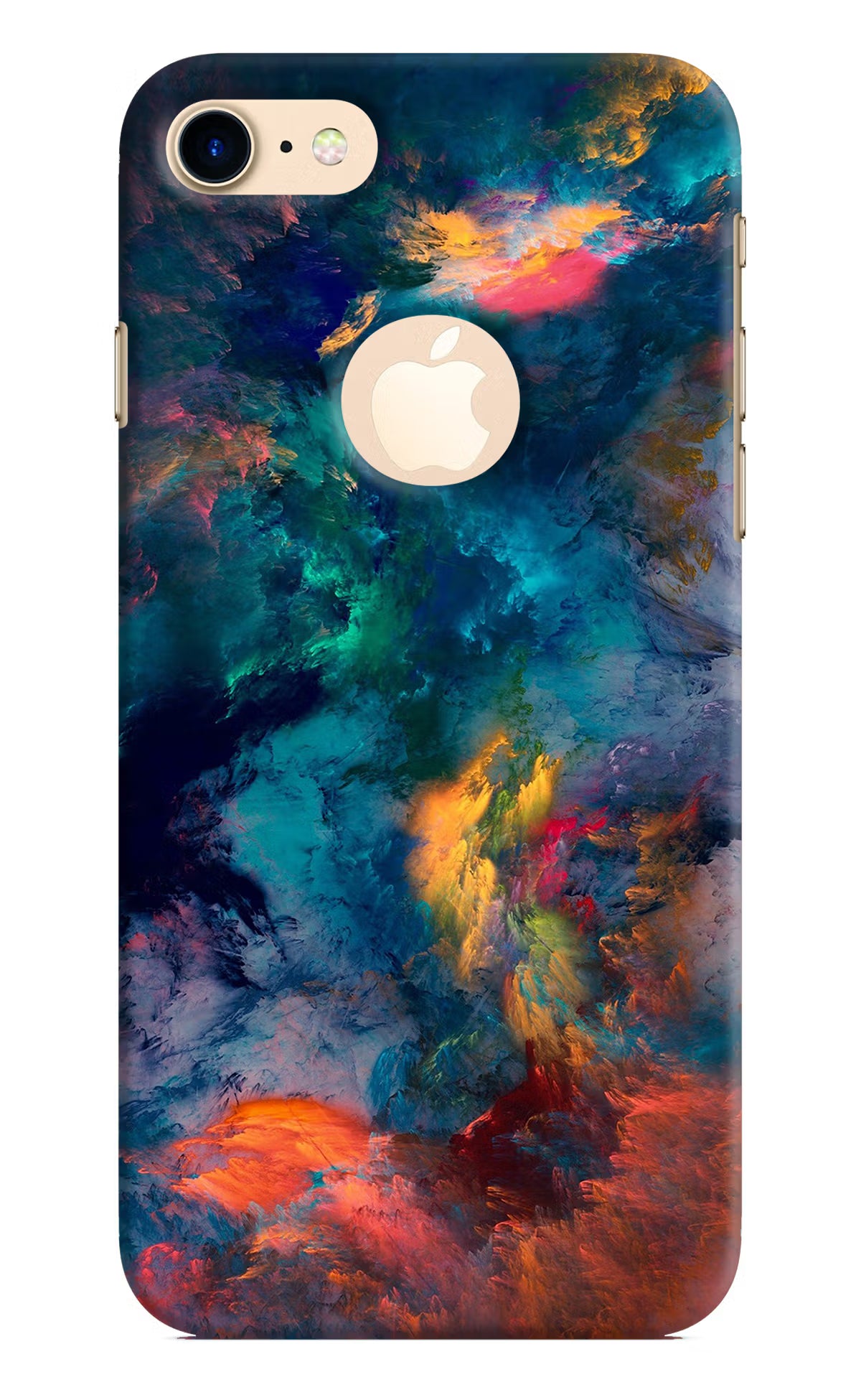 Artwork Paint iPhone 8 Logocut Back Cover - Artwork Paint iPhone 8 Logocut Hard Case Back Cover by Casekaro Artwork Paint iPhone 8 Logocut Hard Case Back Cover by Casekaro