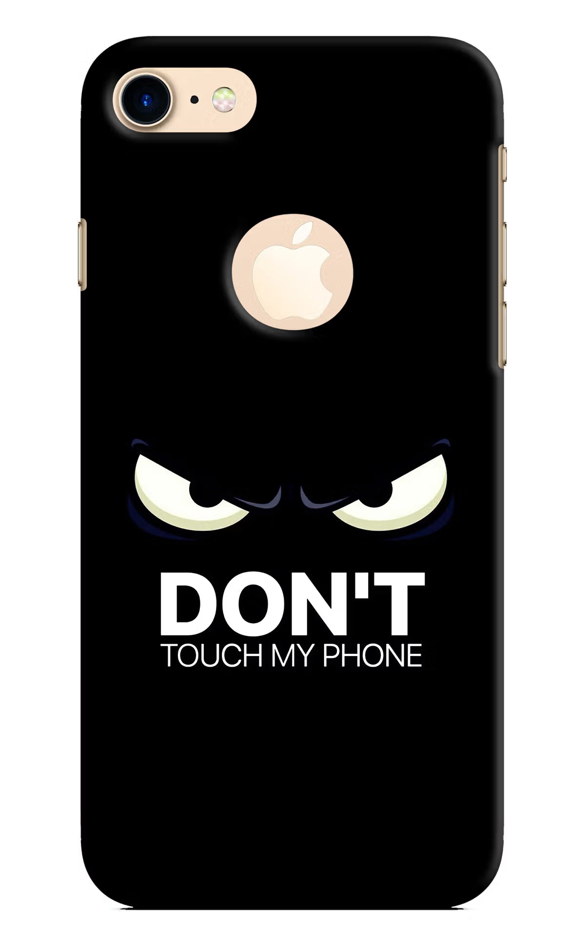 Don'T Touch My Phone iPhone 8 Logocut Back Cover - Don'T Touch My Phone iPhone 8 Logocut Hard Case Back Cover by Casekaro Don'T Touch My Phone iPhone 8 Logocut Hard Case Back Cover by Casekaro