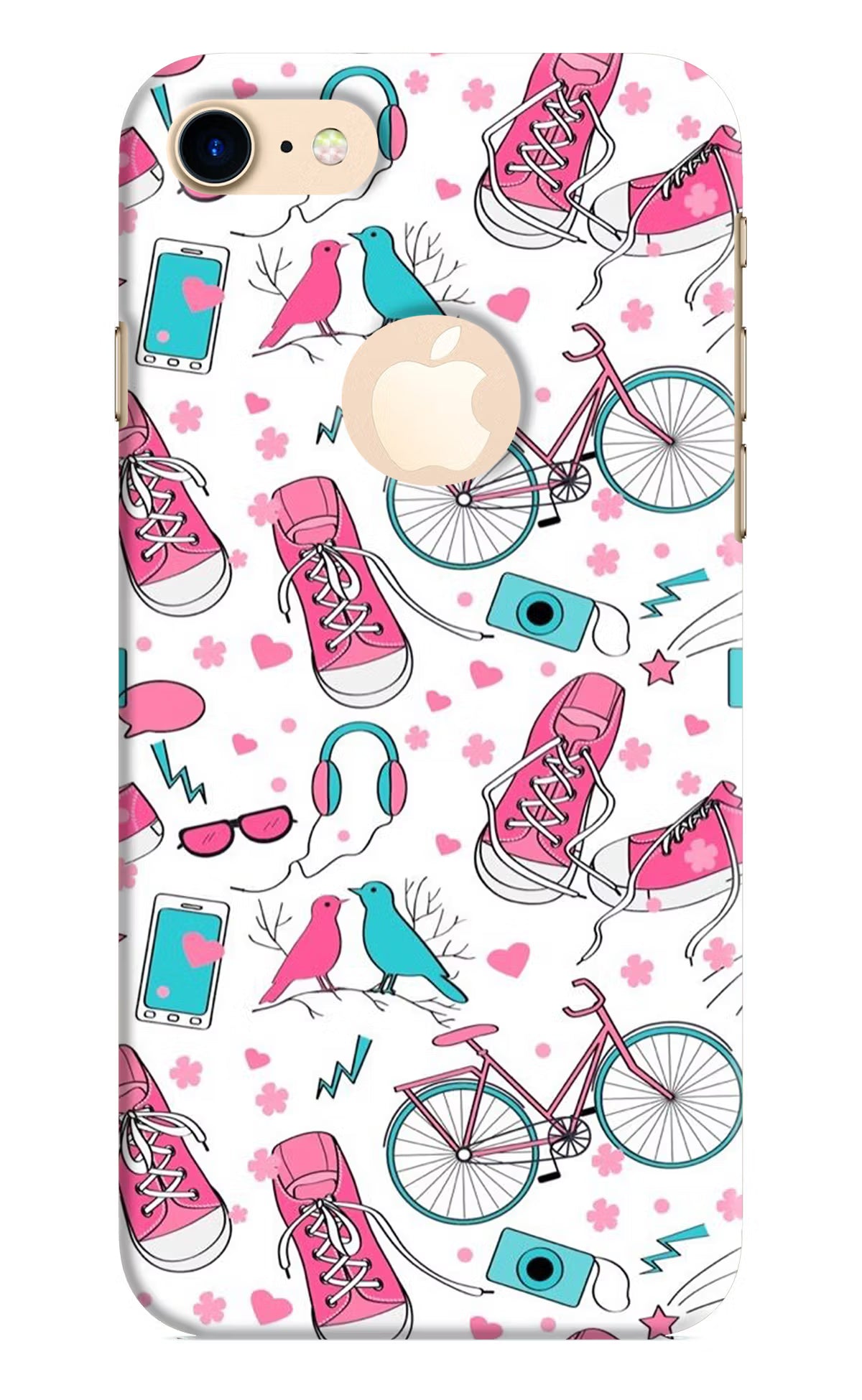 Artwork iPhone 8 Logocut Back Cover - Artwork iPhone 8 Logocut Hard Case Back Cover by Casekaro Artwork iPhone 8 Logocut Hard Case Back Cover by Casekaro