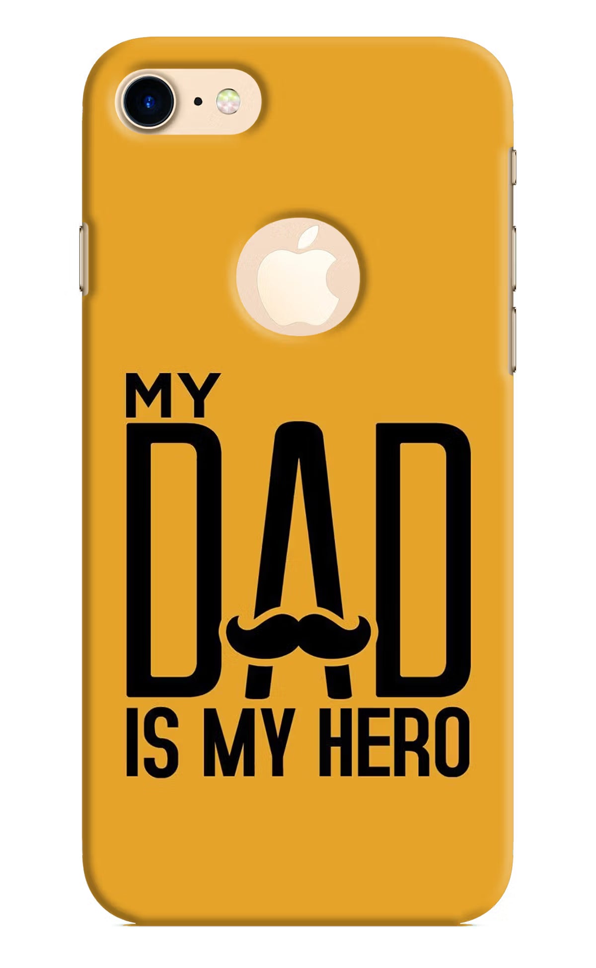 My Dad Is My Hero iPhone 8 Logocut Back Cover - My Dad Is My Hero iPhone 8 Logocut Hard Case Back Cover by Casekaro My Dad Is My Hero iPhone 8 Logocut Hard Case Back Cover by Casekaro