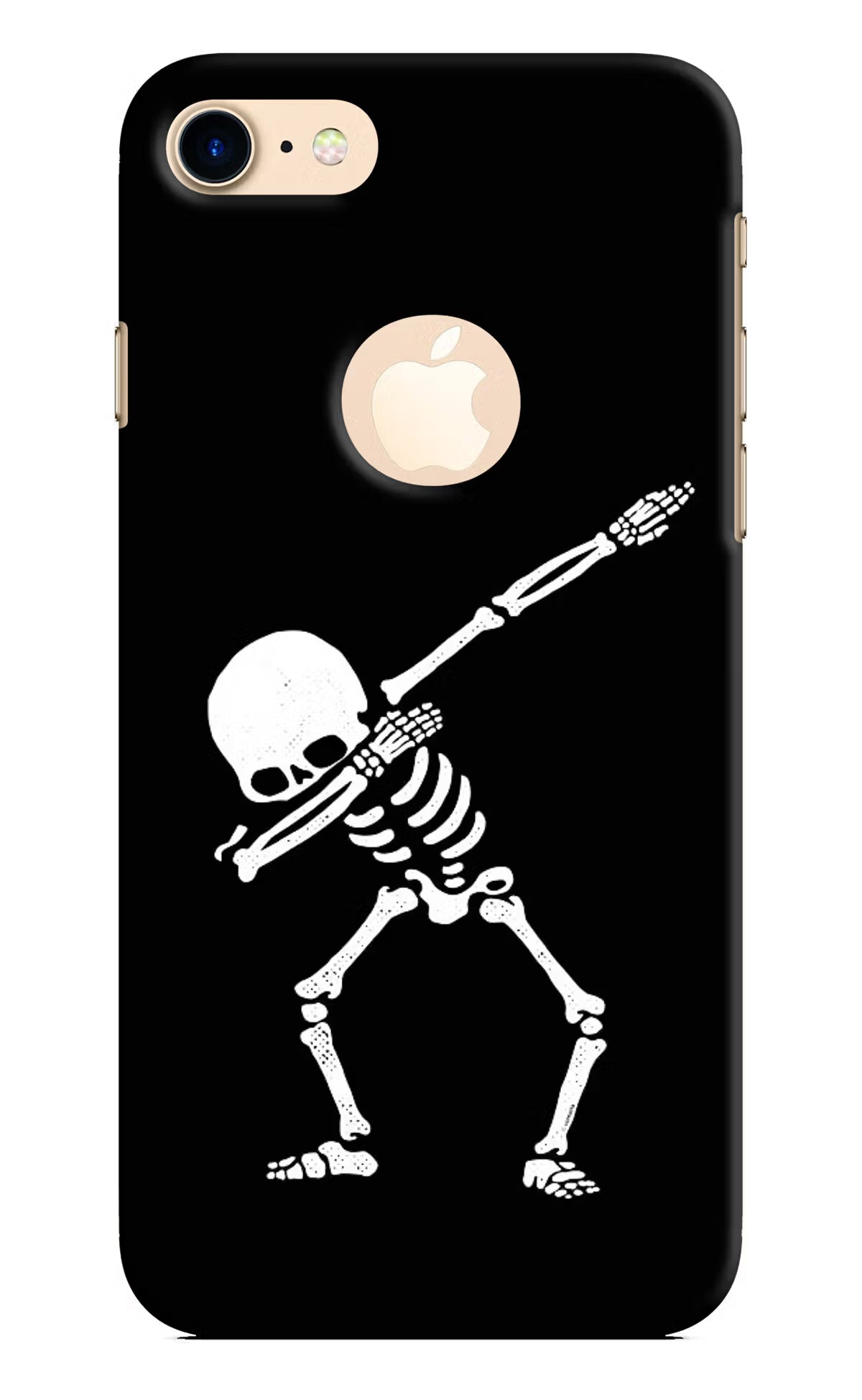 Dabbing Skeleton Art iPhone 8 Logocut Back Cover - Dabbing Skeleton Art iPhone 8 Logocut Hard Case Back Cover by Casekaro Dabbing Skeleton Art iPhone 8 Logocut Hard Case Back Cover by Casekaro