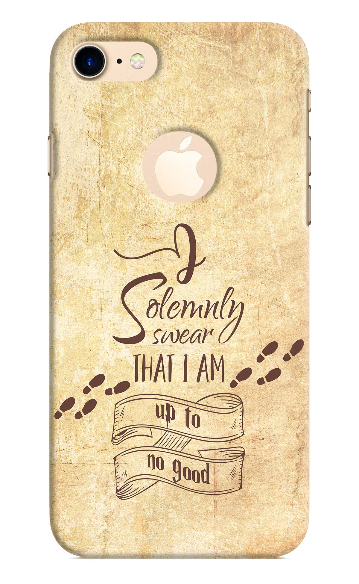 I Solemnly swear that i up to no good iPhone 8 Logocut Back Cover - I Solemnly swear that i up to no good iPhone 8 Logocut Hard Case Back Cover by Casekaro I Solemnly swear that i up to no good iPhone 8 Logocut Hard Case Back Cover by Casekaro
