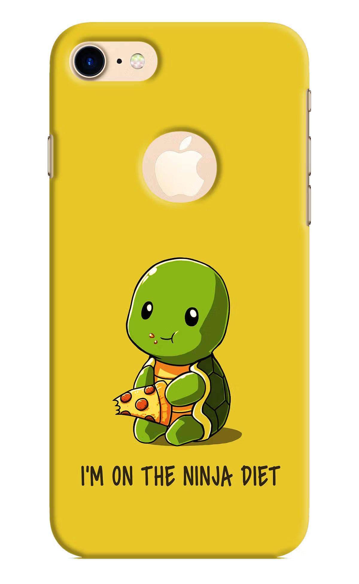 I'm on Ninja Diet iPhone 8 Logocut Back Cover - I'm on Ninja Diet iPhone 8 Logocut Hard Case Back Cover by Casekaro I'm on Ninja Diet iPhone 8 Logocut Hard Case Back Cover by Casekaro