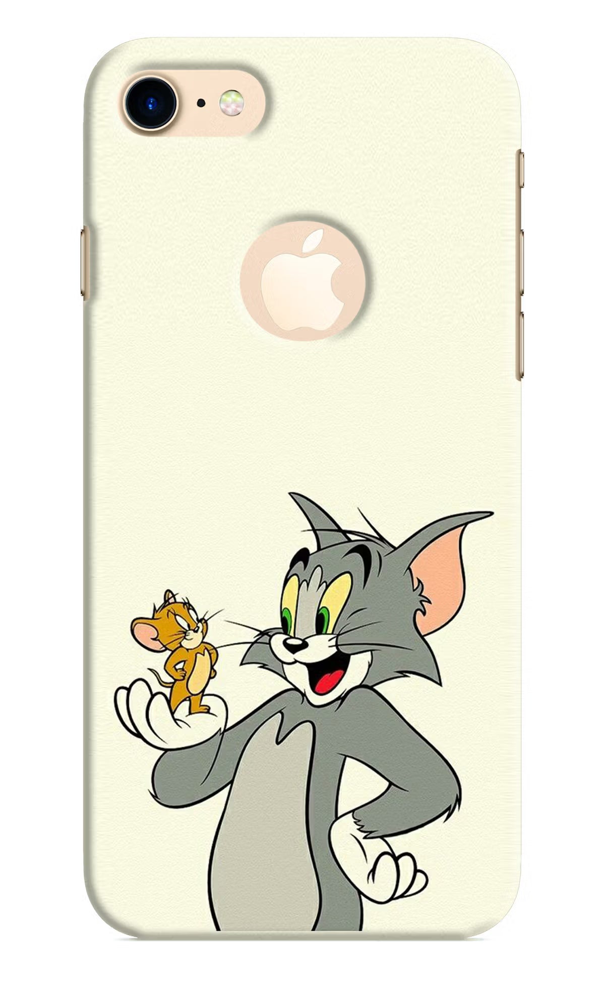 Tom & Jerry iPhone 8 Logocut Back Cover - Tom & Jerry iPhone 8 Logocut Hard Case Back Cover by Casekaro Tom & Jerry iPhone 8 Logocut Hard Case Back Cover by Casekaro