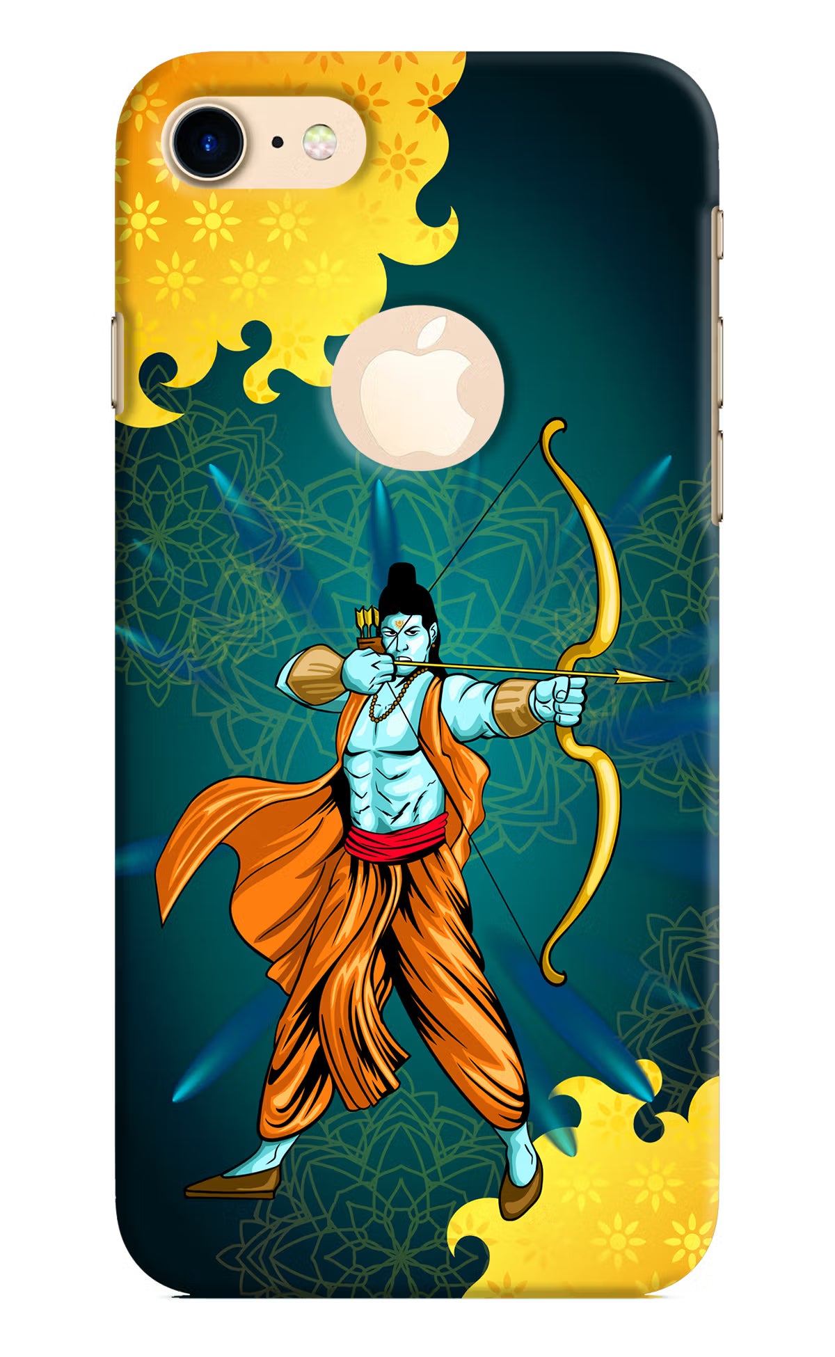Lord Ram - 6 iPhone 8 Logocut Back Cover - Lord Ram - 6 iPhone 8 Logocut Hard Case Back Cover by Casekaro Lord Ram - 6 iPhone 8 Logocut Hard Case Back Cover by Casekaro
