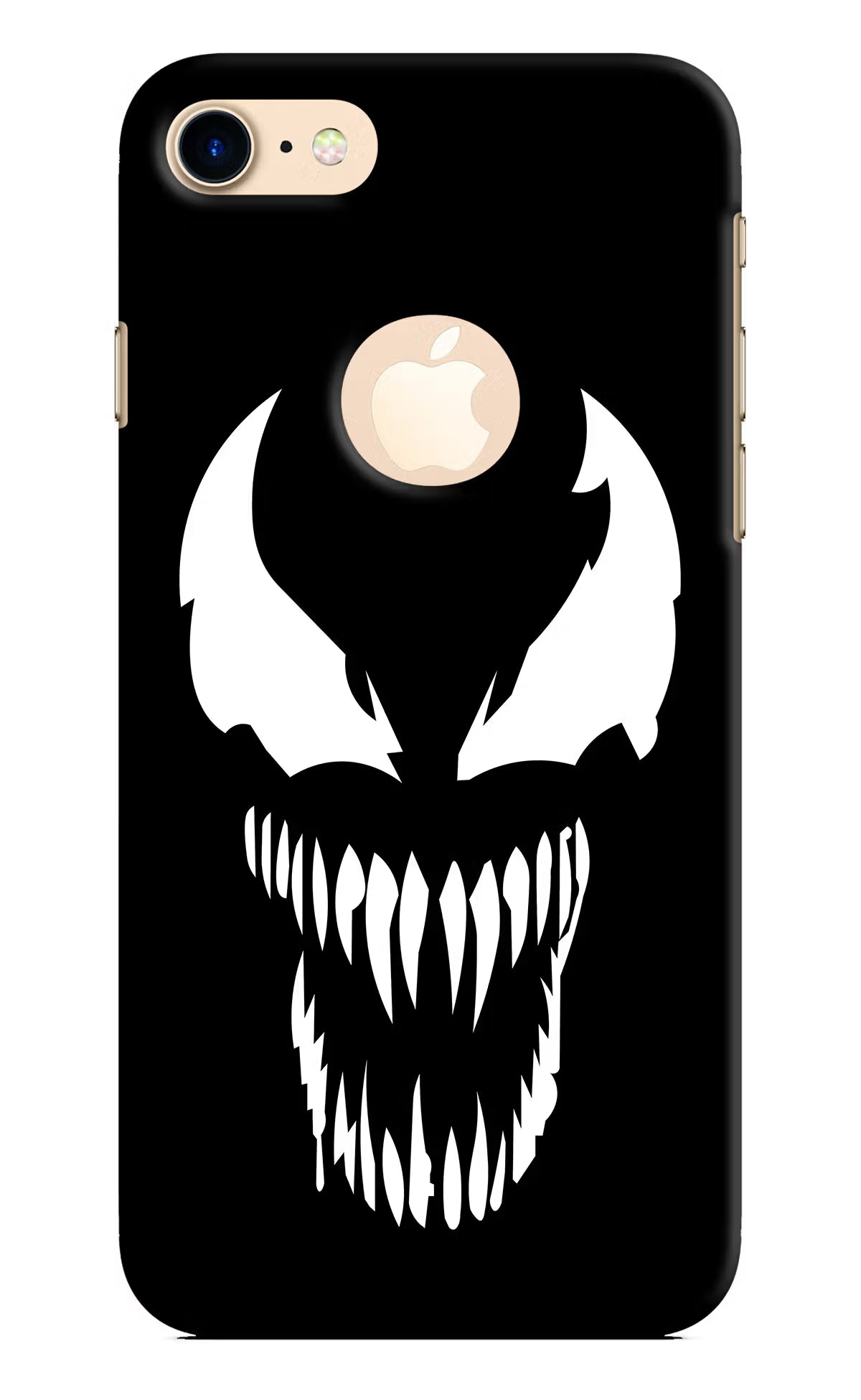 Venom iPhone 8 Logocut Back Cover - Venom iPhone 8 Logocut Hard Case Back Cover by Casekaro Venom iPhone 8 Logocut Hard Case Back Cover by Casekaro