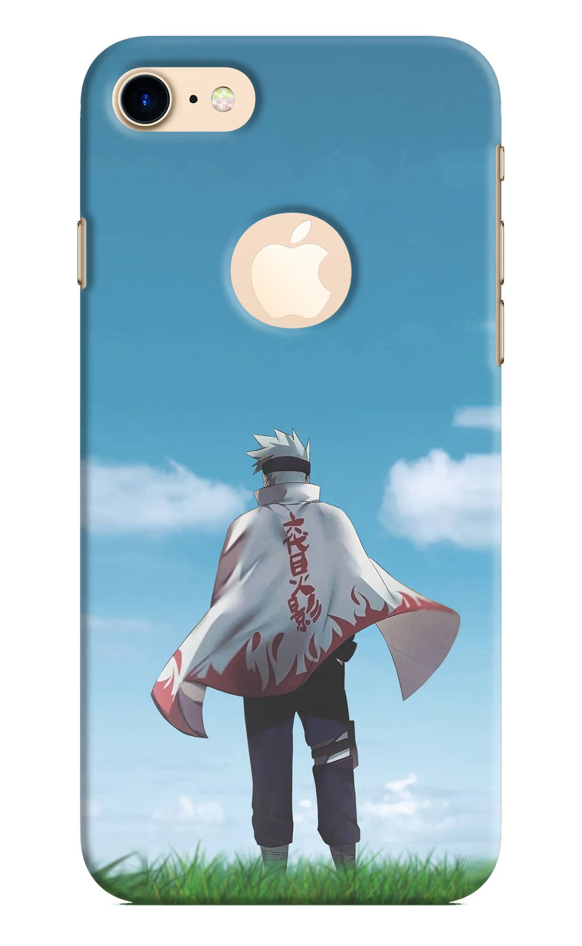 Kakashi iPhone 8 Logocut Back Cover - Kakashi iPhone 8 Logocut Hard Case Back Cover by Casekaro Kakashi iPhone 8 Logocut Hard Case Back Cover by Casekaro
