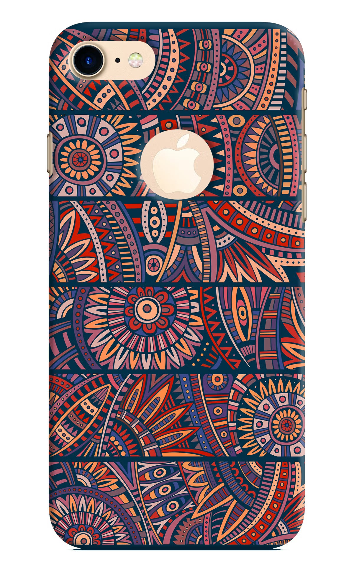 African Culture Design iPhone 8 Logocut Back Cover - African Culture Design iPhone 8 Logocut Hard Case Back Cover by Casekaro African Culture Design iPhone 8 Logocut Hard Case Back Cover by Casekaro