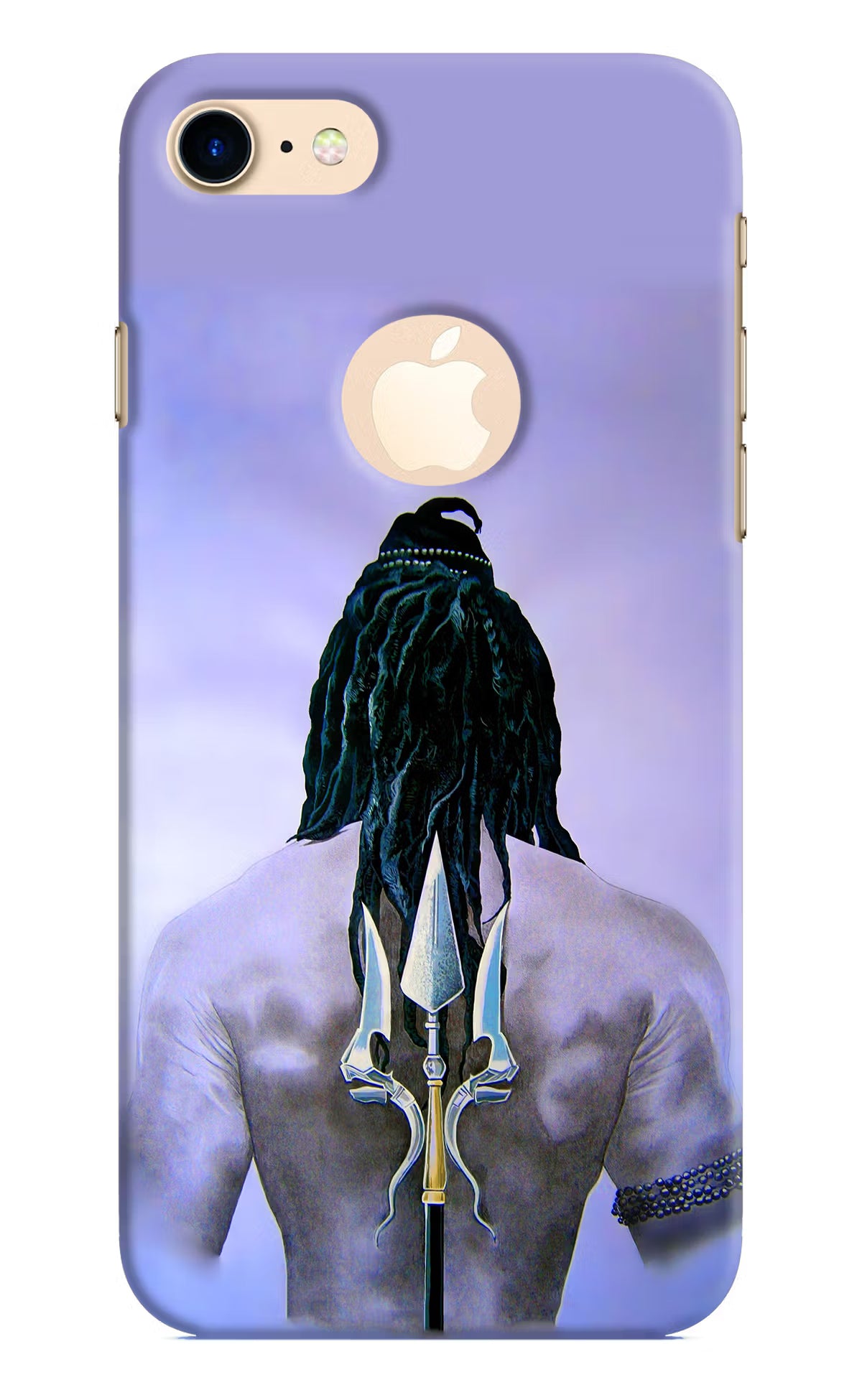 Shiva iPhone 8 Logocut Back Cover - Shiva iPhone 8 Logocut Hard Case Back Cover by Casekaro Shiva iPhone 8 Logocut Hard Case Back Cover by Casekaro
