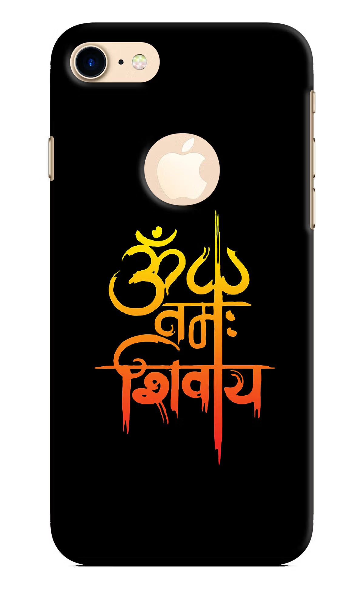 Om Namah Shivay iPhone 8 Logocut Back Cover - Om Namah Shivay iPhone 8 Logocut Hard Case Back Cover by Casekaro Om Namah Shivay iPhone 8 Logocut Hard Case Back Cover by Casekaro