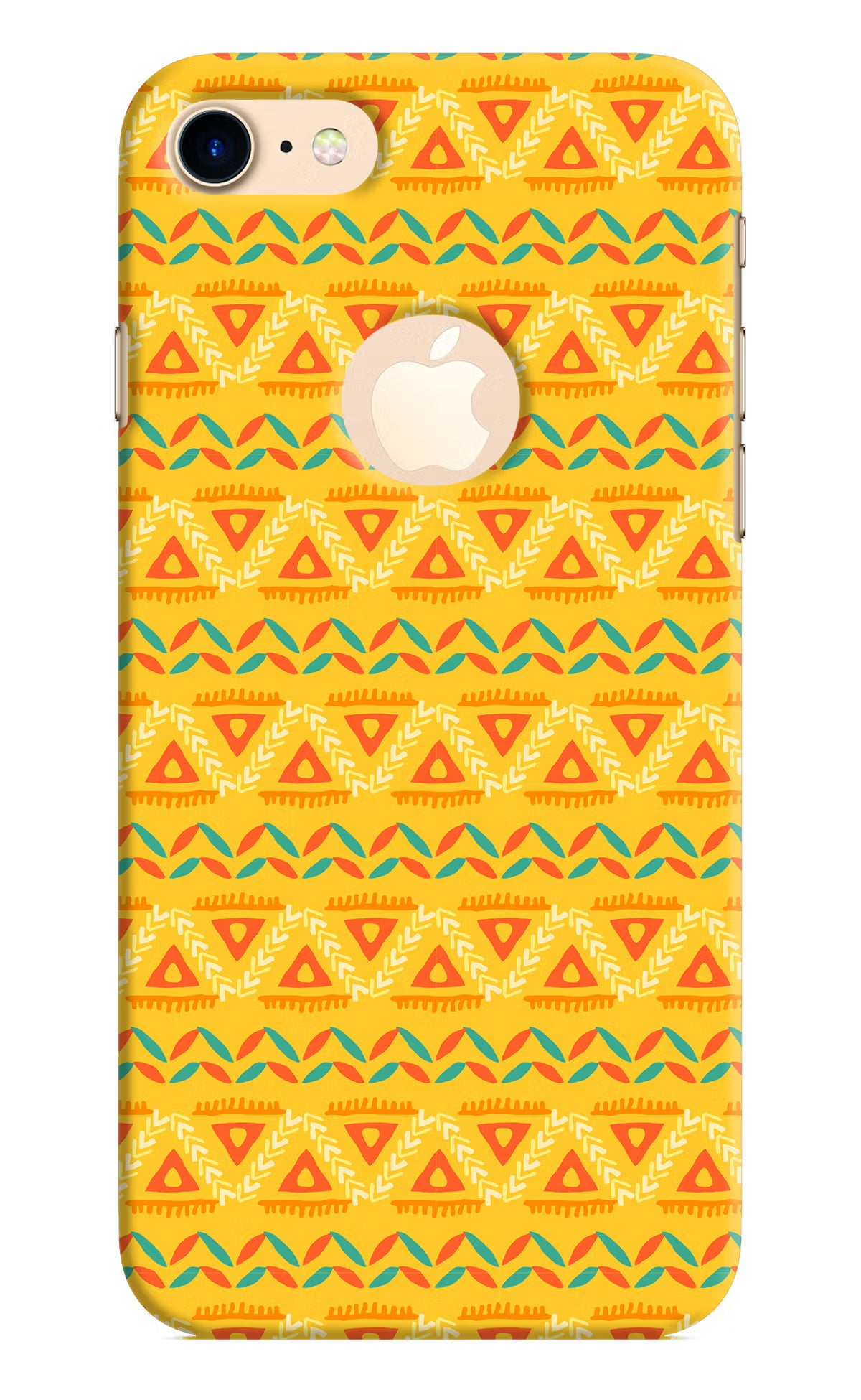Tribal Pattern iPhone 8 Logocut Back Cover - Tribal Pattern iPhone 8 Logocut Hard Case Back Cover by Casekaro Tribal Pattern iPhone 8 Logocut Hard Case Back Cover by Casekaro