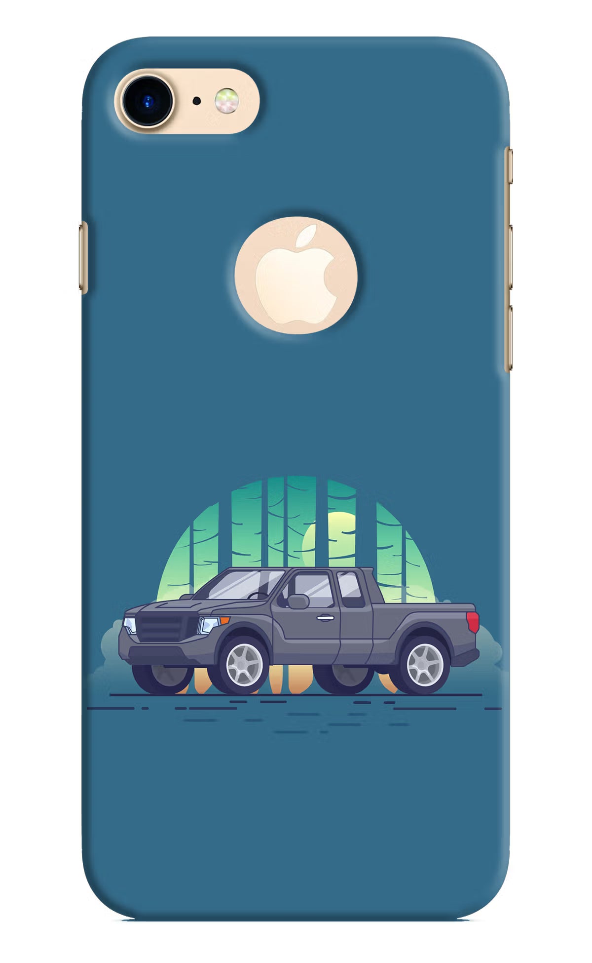 Retro Garage Vibe iPhone 8 Logocut Back Cover - Retro Garage Vibe iPhone 8 Logocut Hard Case Back Cover by Casekaro Retro Garage Vibe iPhone 8 Logocut Hard Case Back Cover by Casekaro