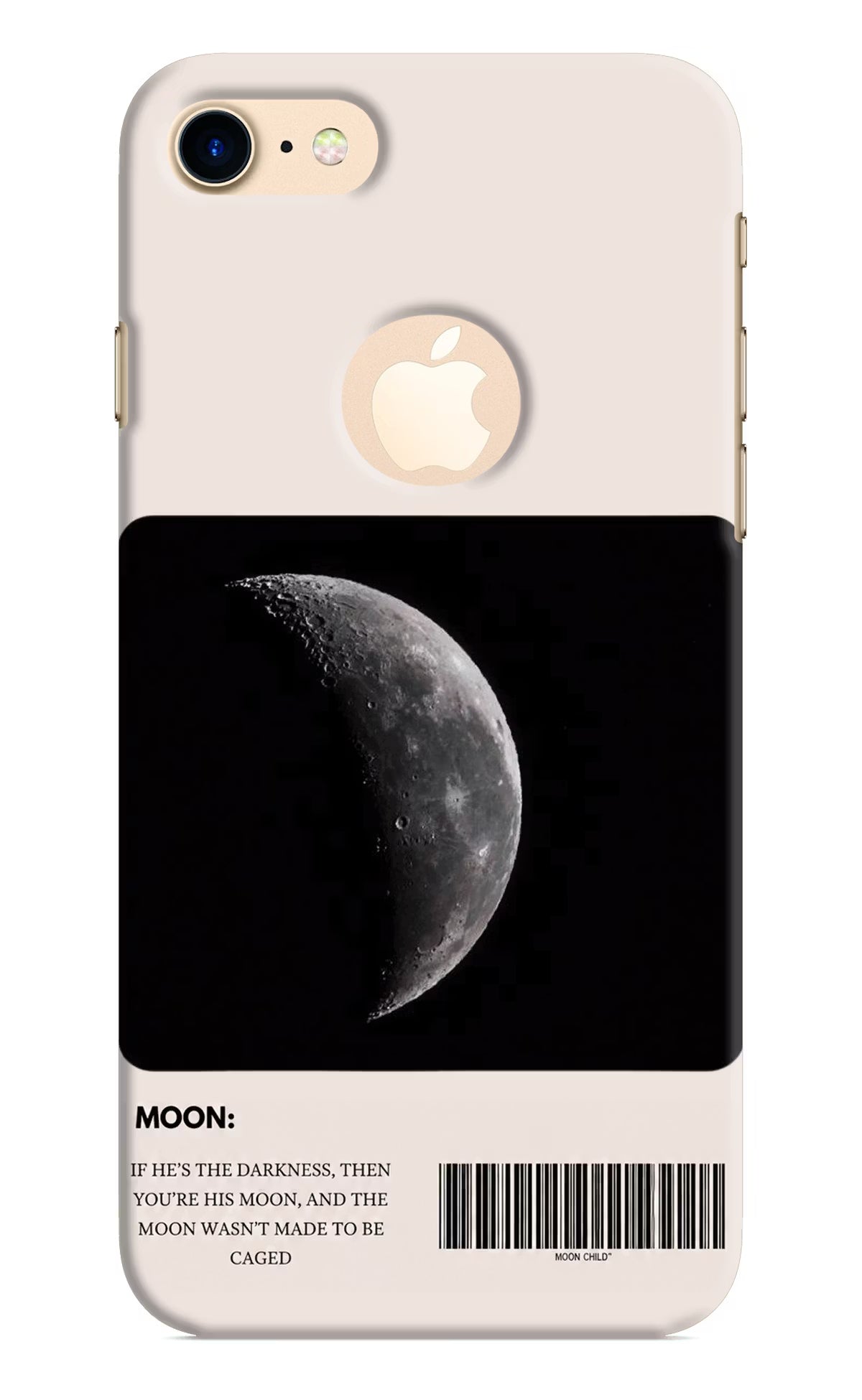 Moon Phase iPhone 8 Logocut Back Cover - Moon Phase iPhone 8 Logocut Back Cover Moon Phase iPhone 8 Logocut Back Cover